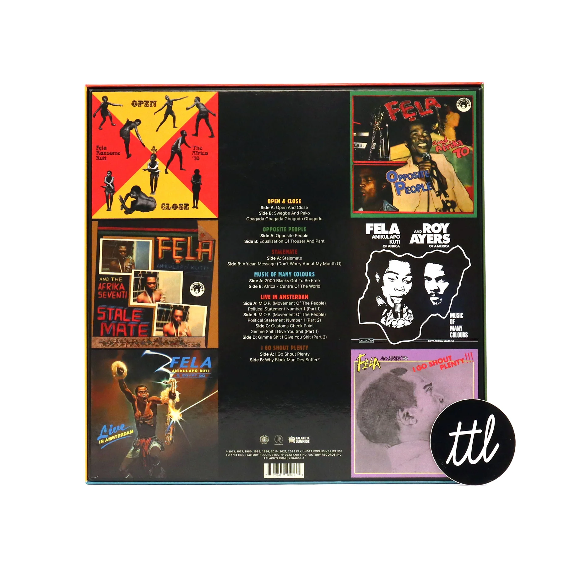 Fela Kuti: Vinyl Box Set #6 (Compiled by Idris Elba) Vinyl 7LP Boxset - Image 4