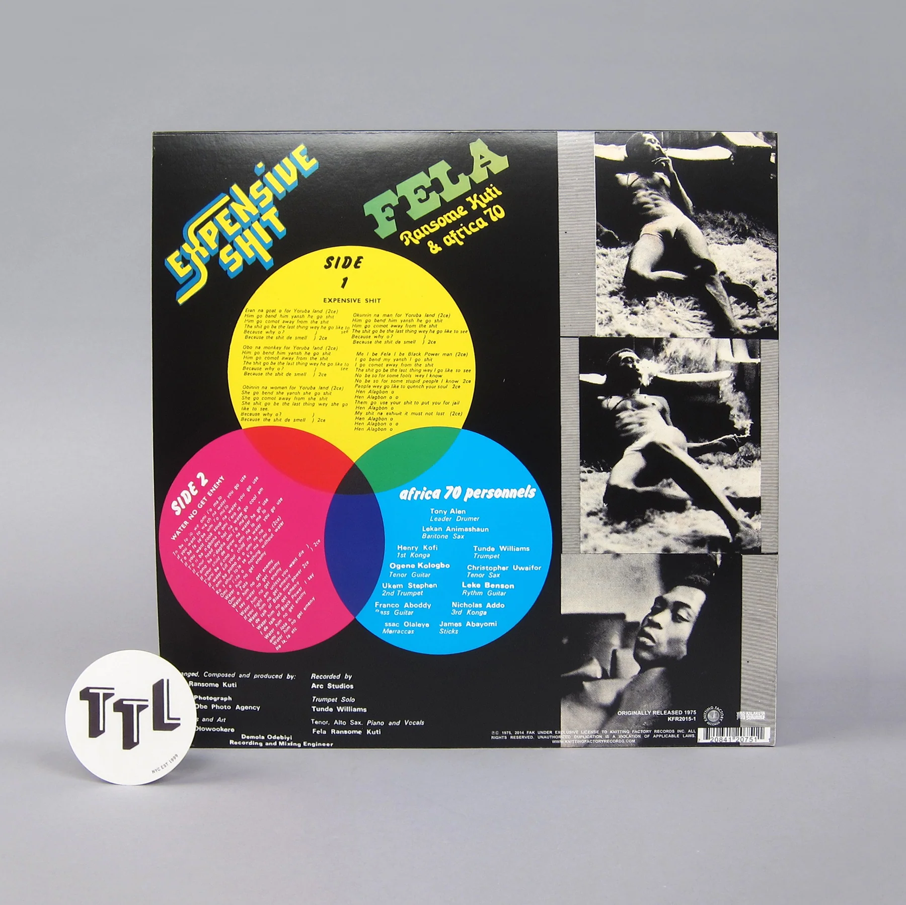 Fela Ransome Kuti & Africa 70: Expensive Sh*t (Colored Vinyl) Vinyl LP - Turntable Lab Exclusive - Image 4
