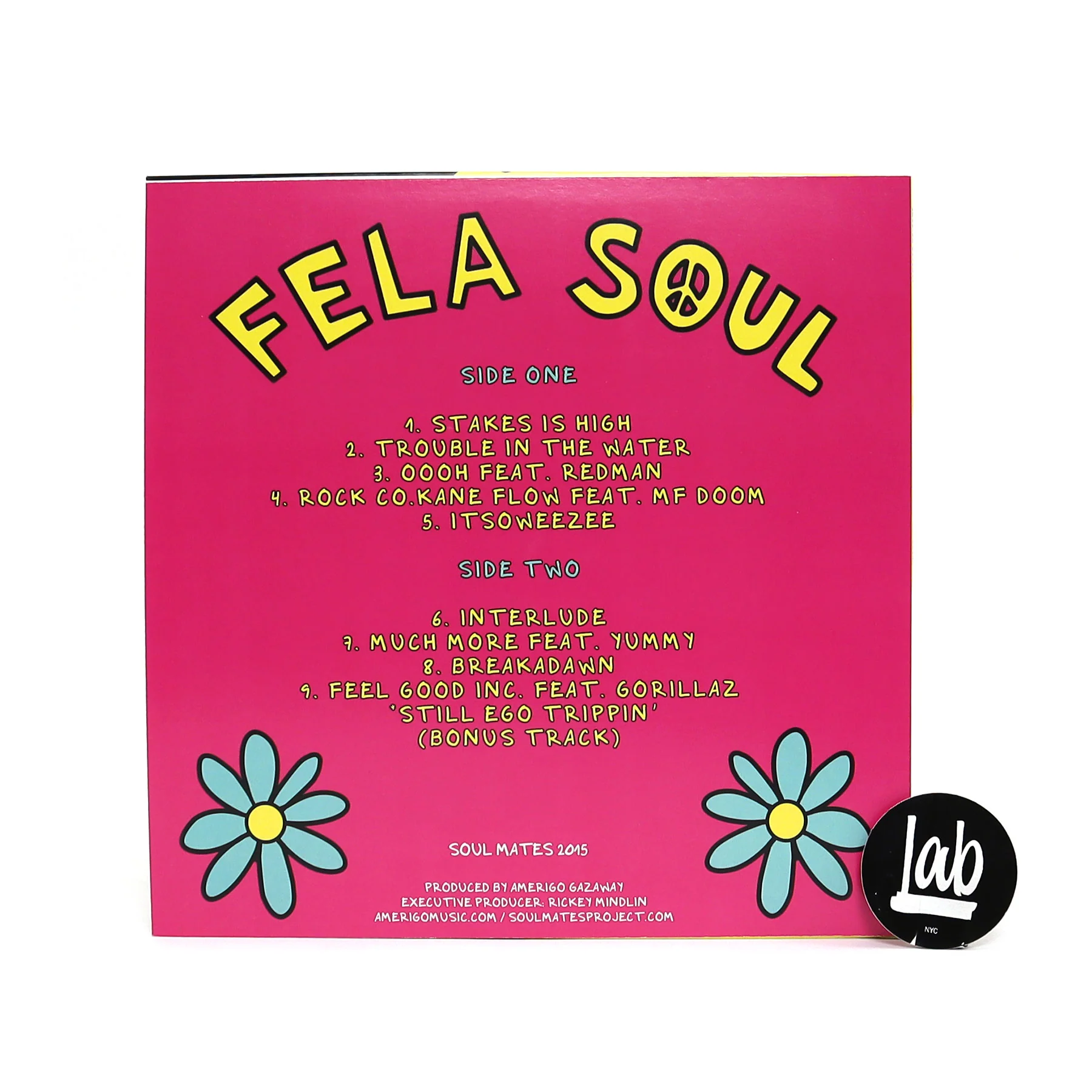 Amerigo Gazaway: Fela Soul - Fela Kuti vs De La Soul (Colored Vinyl) Vinyl LP - Image 2
