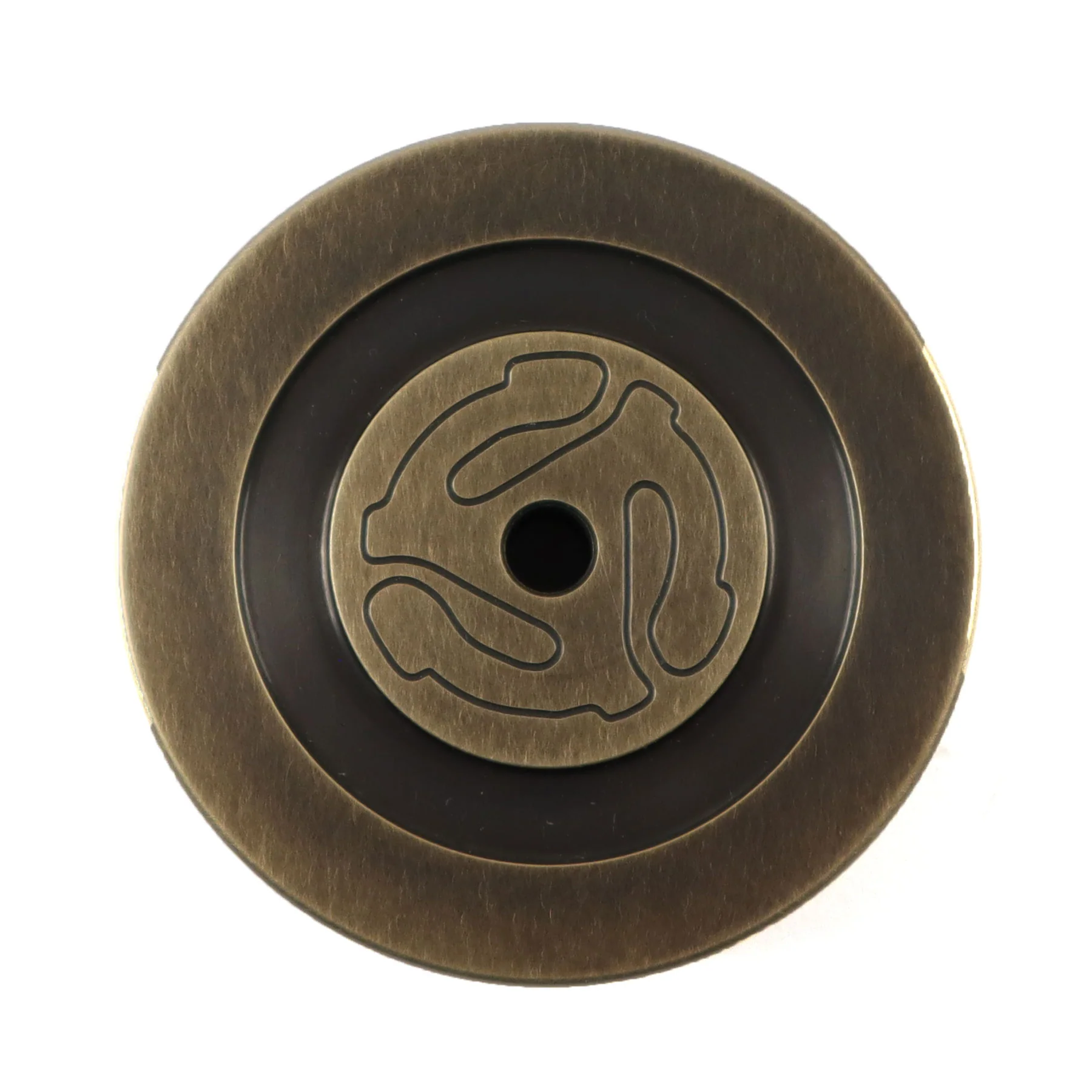 Fern & Roby: Record Weight Stabilizer w/ Integral 45 Adaptor - 630g / Brass - Image 3