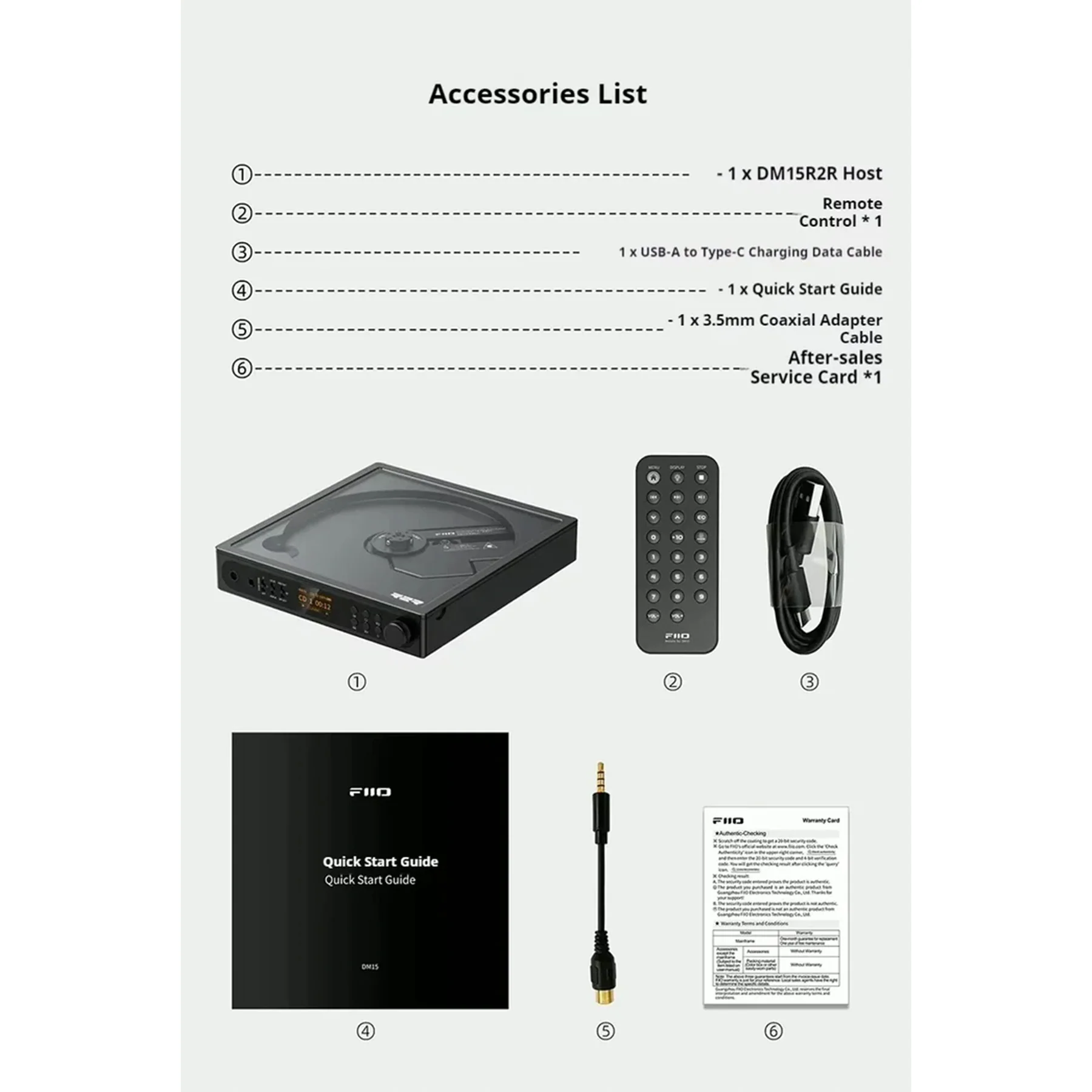 FiiO: DM15 R2R Hi-Fi Portable CD Player w/ Bluetooth - Image 8