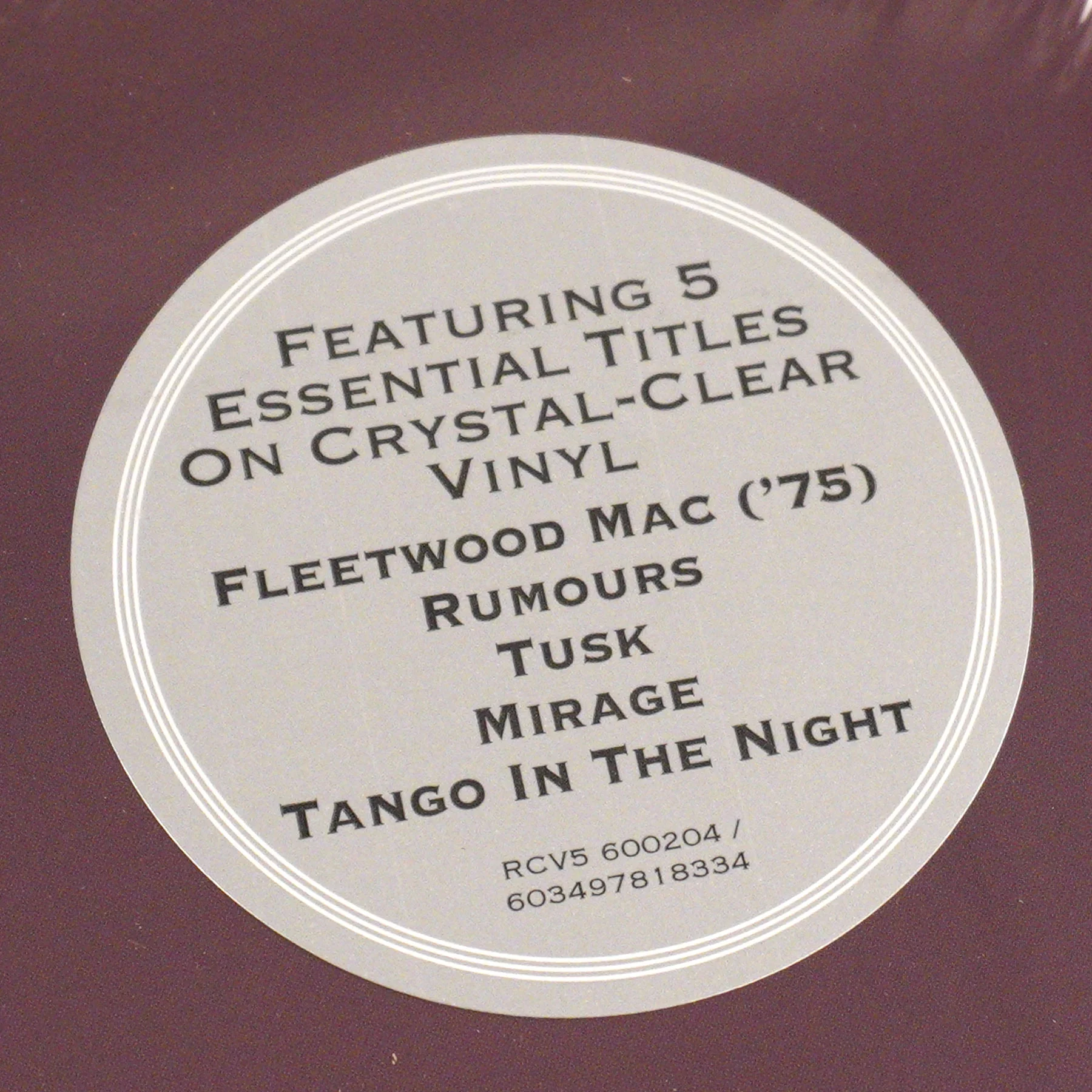 Fleetwood Mac: Fleetwood Mac 1975 to 1987 (Colored Vinyl) Vinyl 6LP Boxset - Image 2