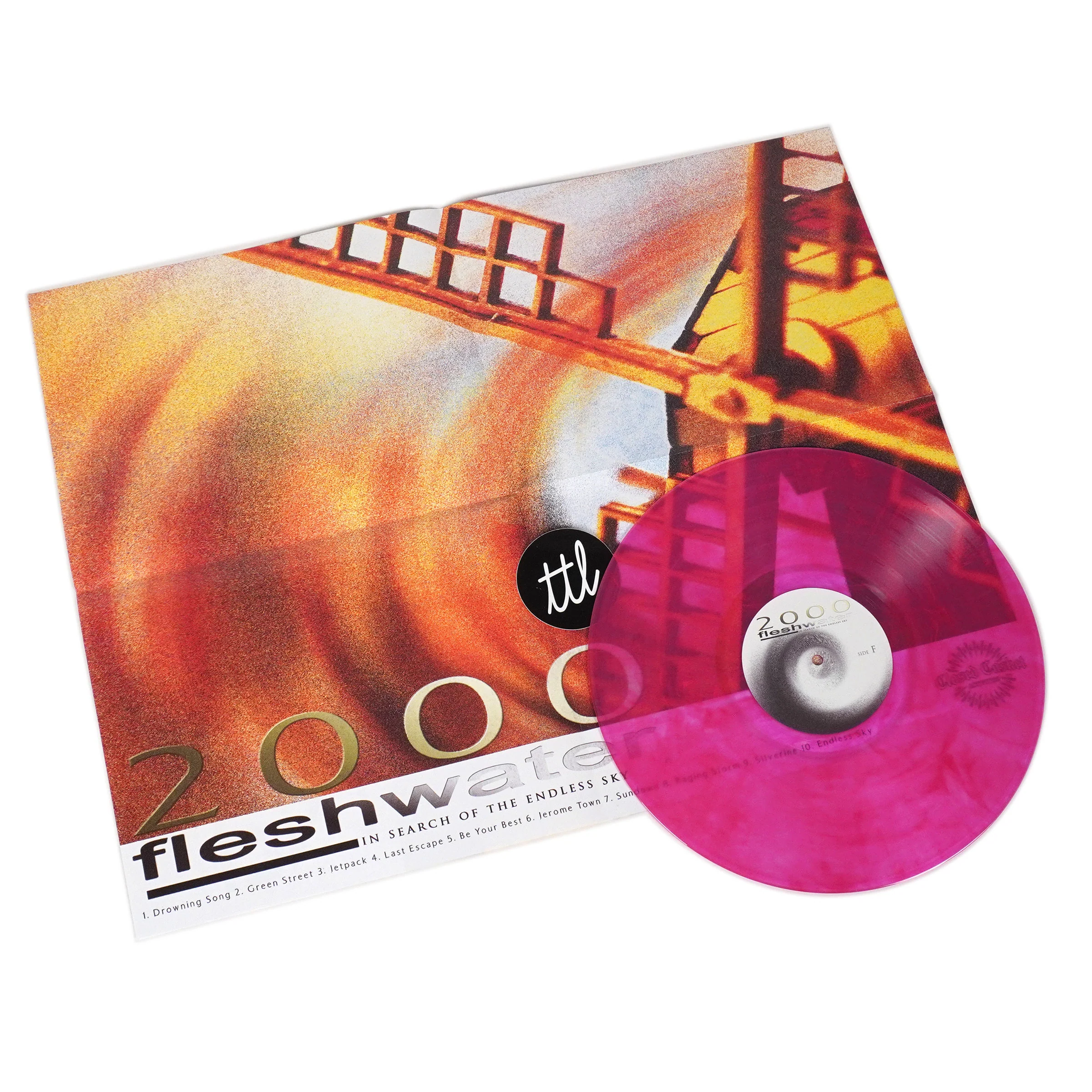 Fleshwater: 2000 - In Search Of The Endless Sky (Indie Exclusive Pink Colored Vinyl) Vinyl LP - Image 3