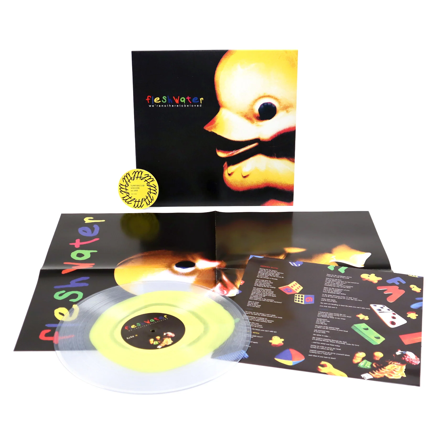 Fleshwater: We're Not Here To Be Loved (Yellow In Clear Colored Vinyl) Vinyl LP - Image 2