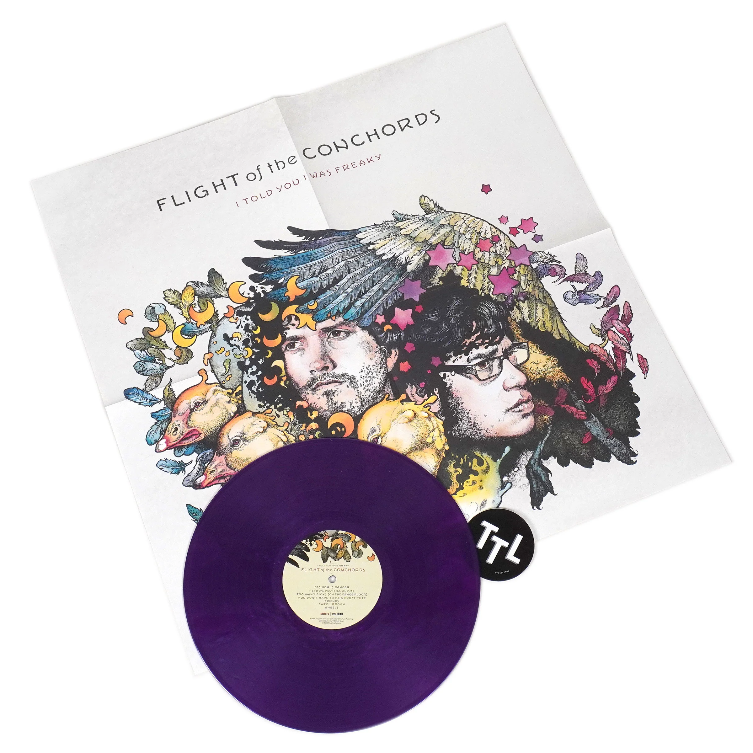 Flight Of The Conchords: I Told You I Was Freaky (Indie Exclusive Colored Vinyl) Vinyl LP - Image 3