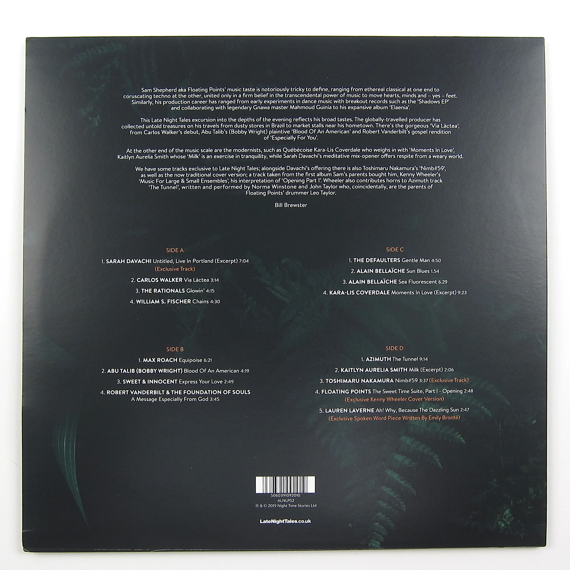 Floating Points: Late Night Tales (180g) Vinyl 2LP - Image 3
