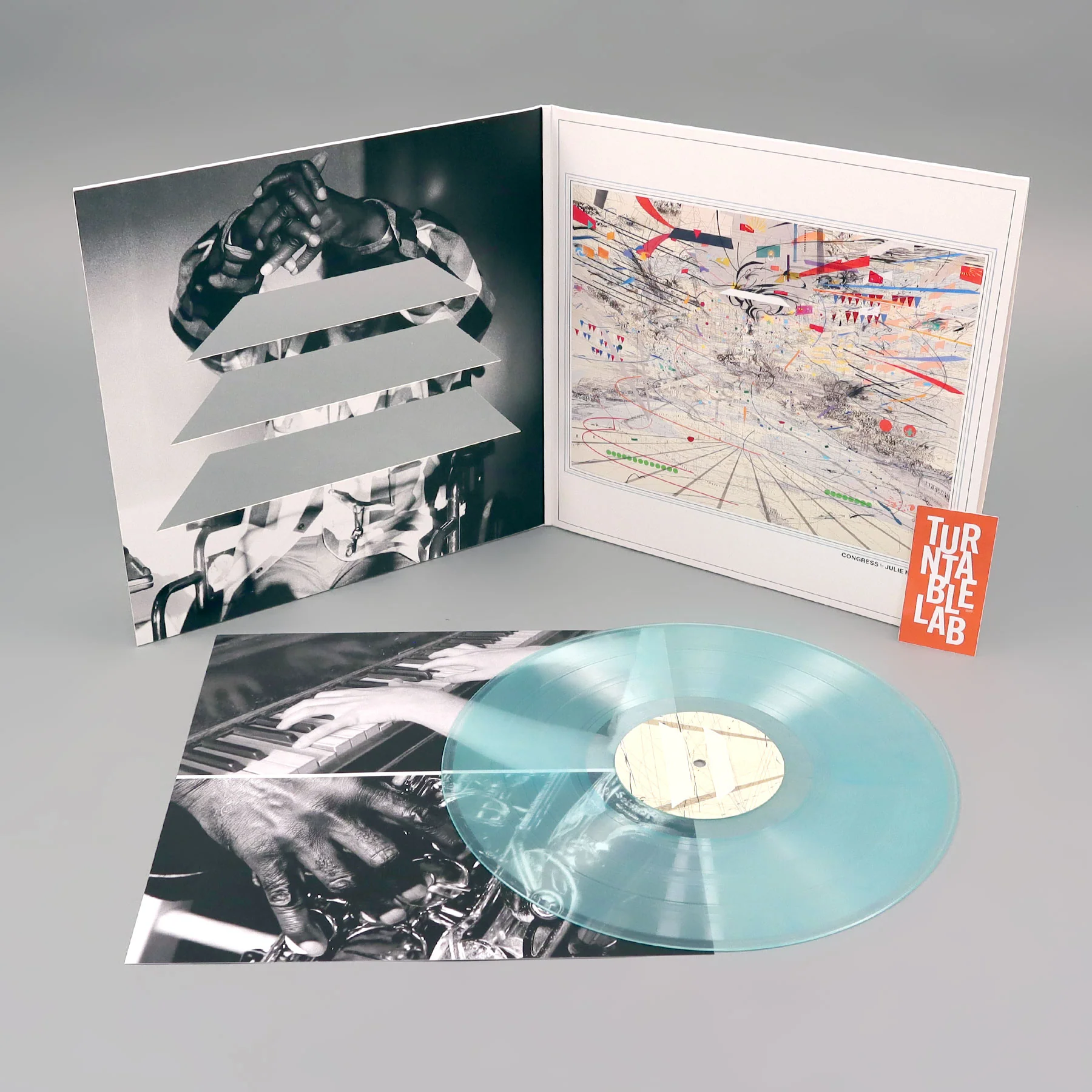 Floating Points & Pharoah Sanders: Promises (Blue Colored Vinyl) Vinyl LP - Turntable Lab Exclusive - Image 2