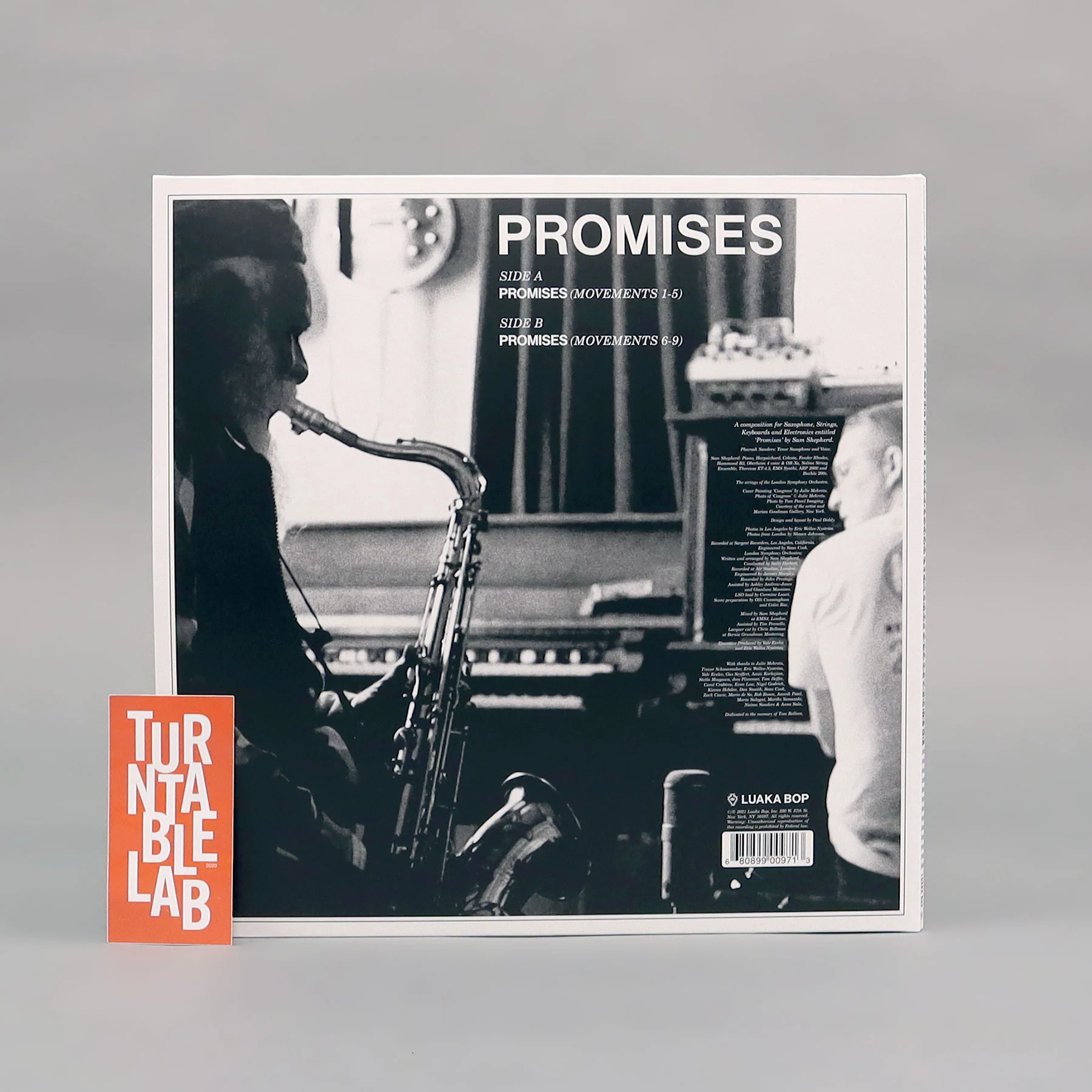 Floating Points & Pharoah Sanders: Promises (Blue Colored Vinyl) Vinyl LP - Turntable Lab Exclusive - Image 4