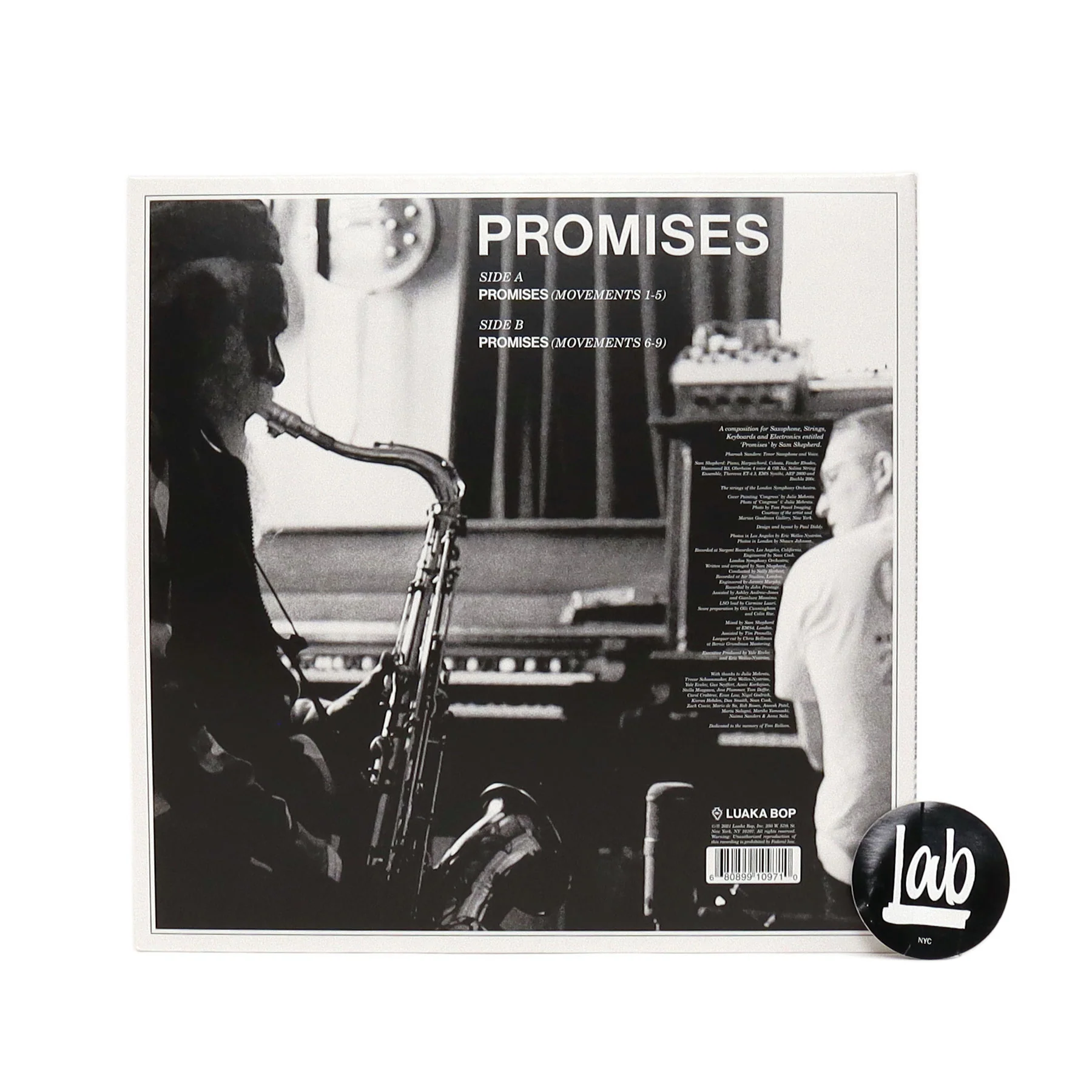 Floating Points & Pharoah Sanders: Promises (Indie Exclusive Colored Vinyl) Vinyl LP - Image 3