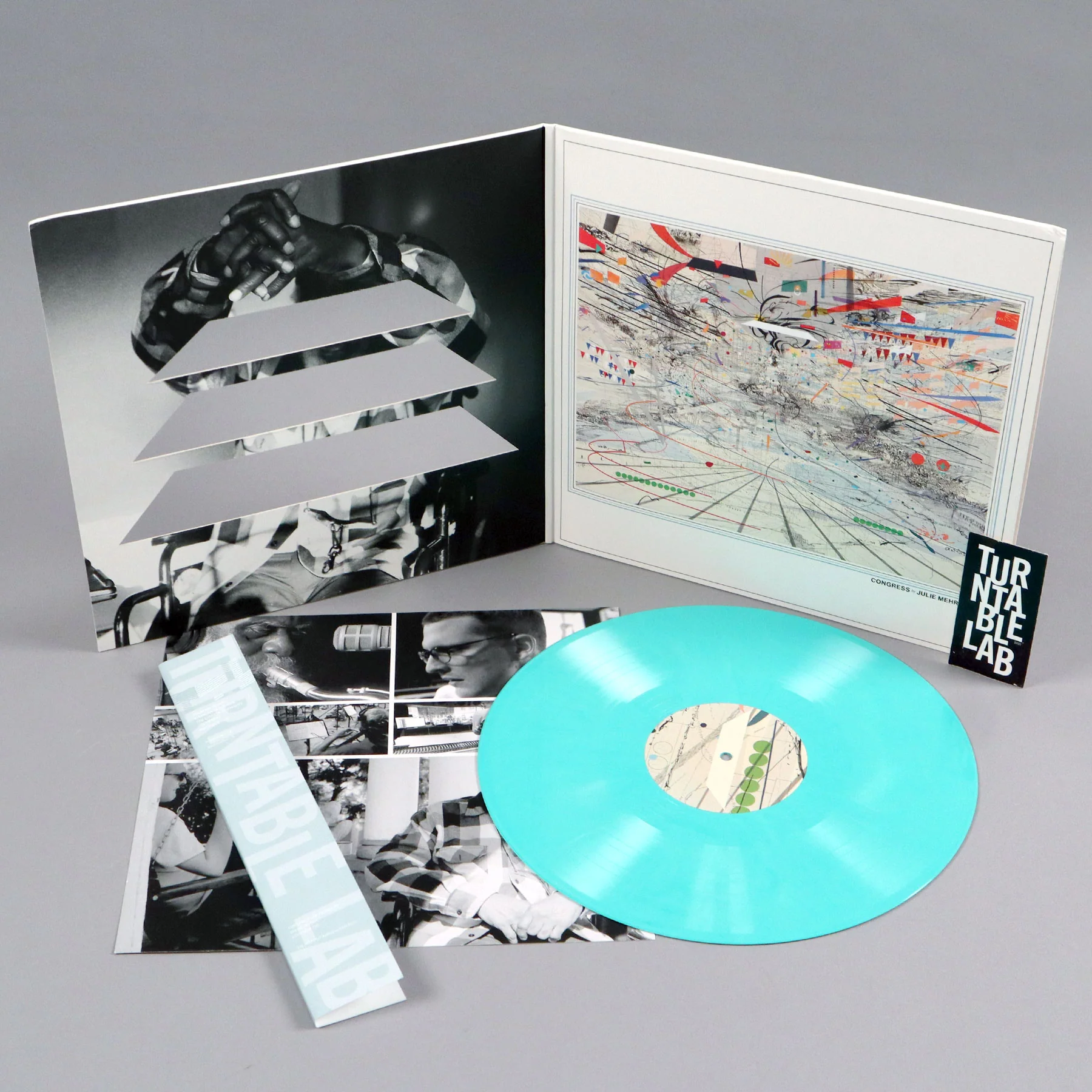 Floating Points & Pharoah Sanders: Promises (Turquoise Colored Vinyl) Vinyl LP - Turntable Lab Exclusive - Image 2