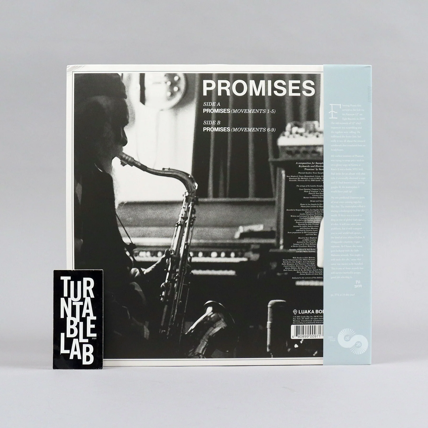 Floating Points & Pharoah Sanders: Promises (Turquoise Colored Vinyl) Vinyl LP - Turntable Lab Exclusive - Image 4