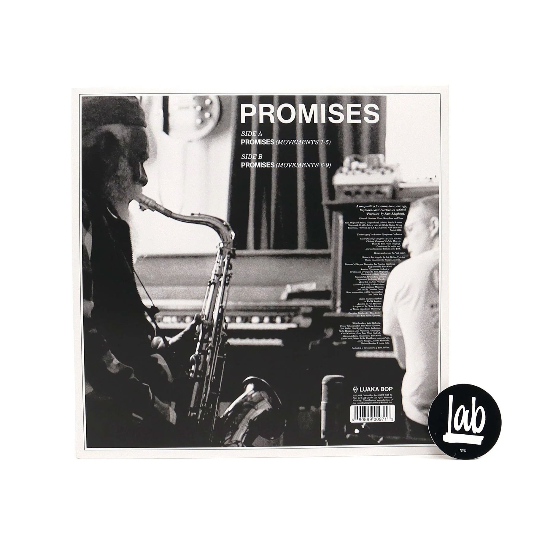 Floating Points & Pharoah Sanders: Promises Vinyl LP - Image 3