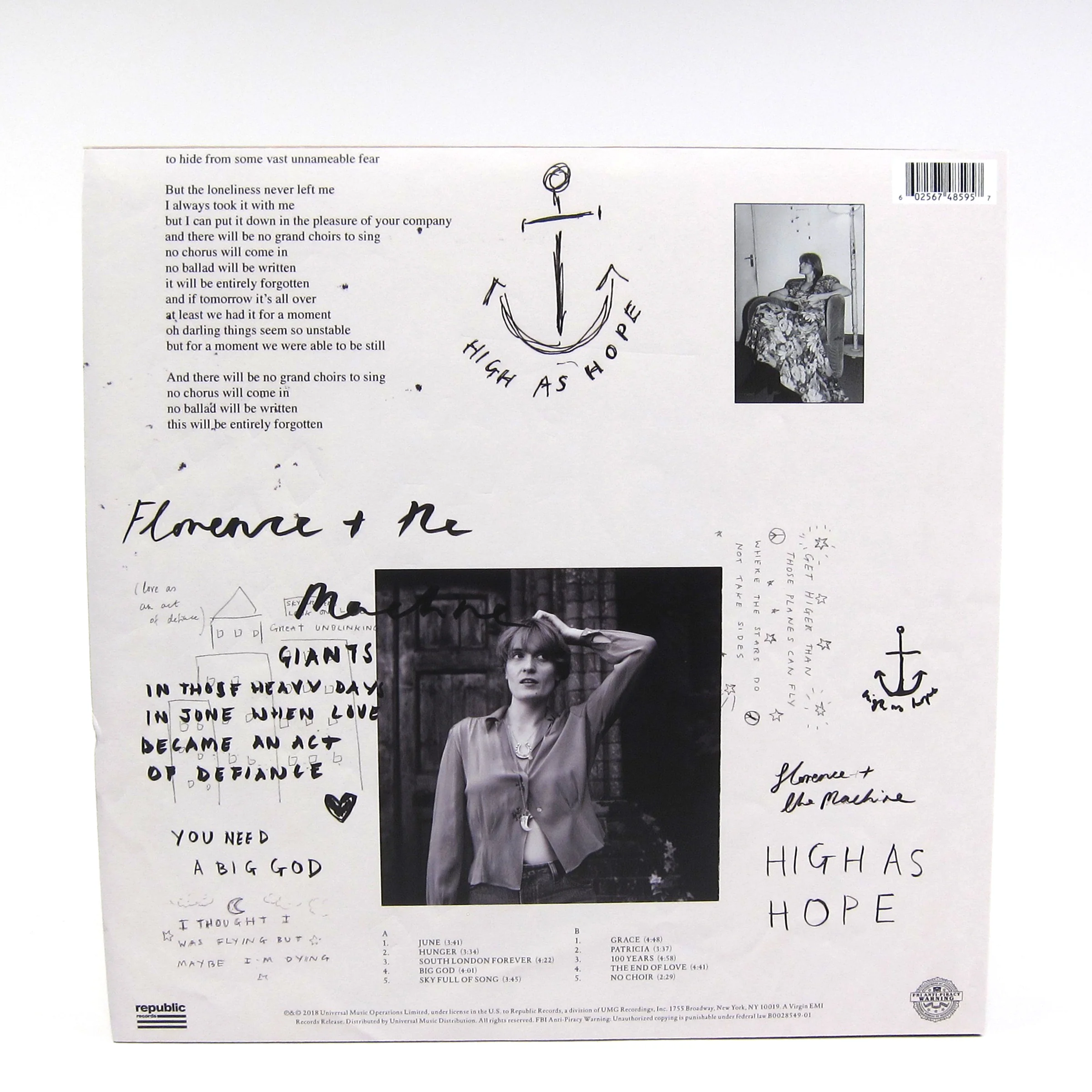 Florence And The Machine: High As Hope Vinyl LP - Image 3
