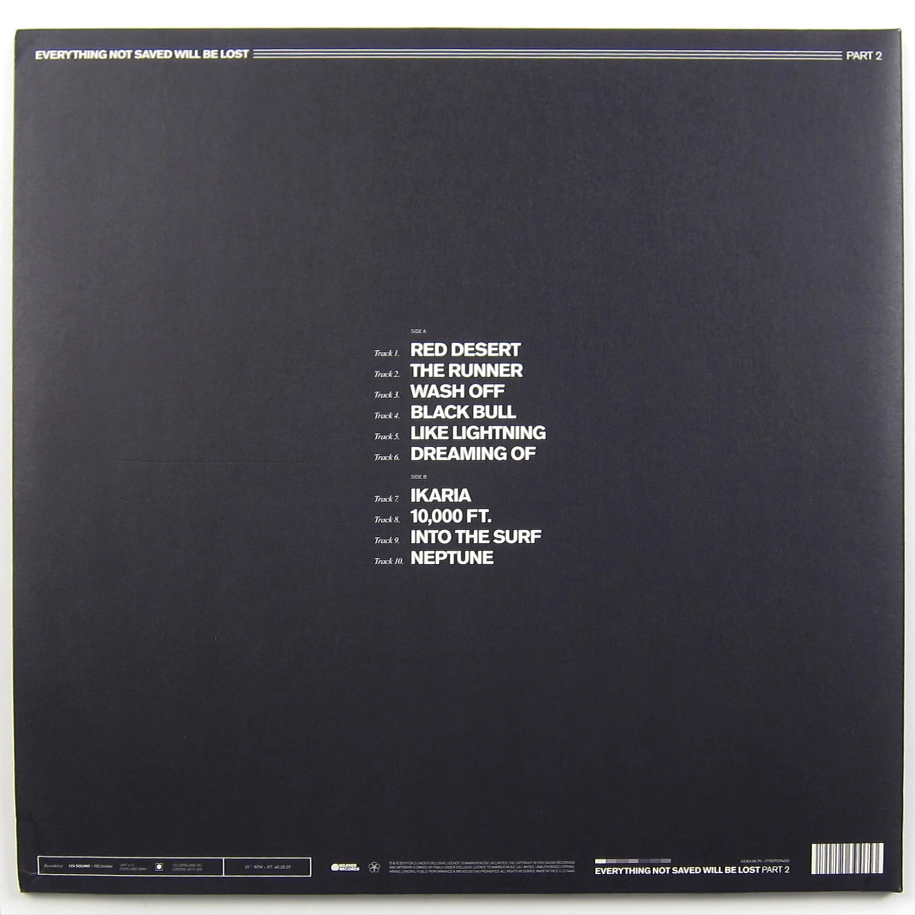 Foals: Everything Not Saved Will Be Lost Part 2 (180g Indie Exclusive Colored Vinyl) Vinyl LP - Image 3