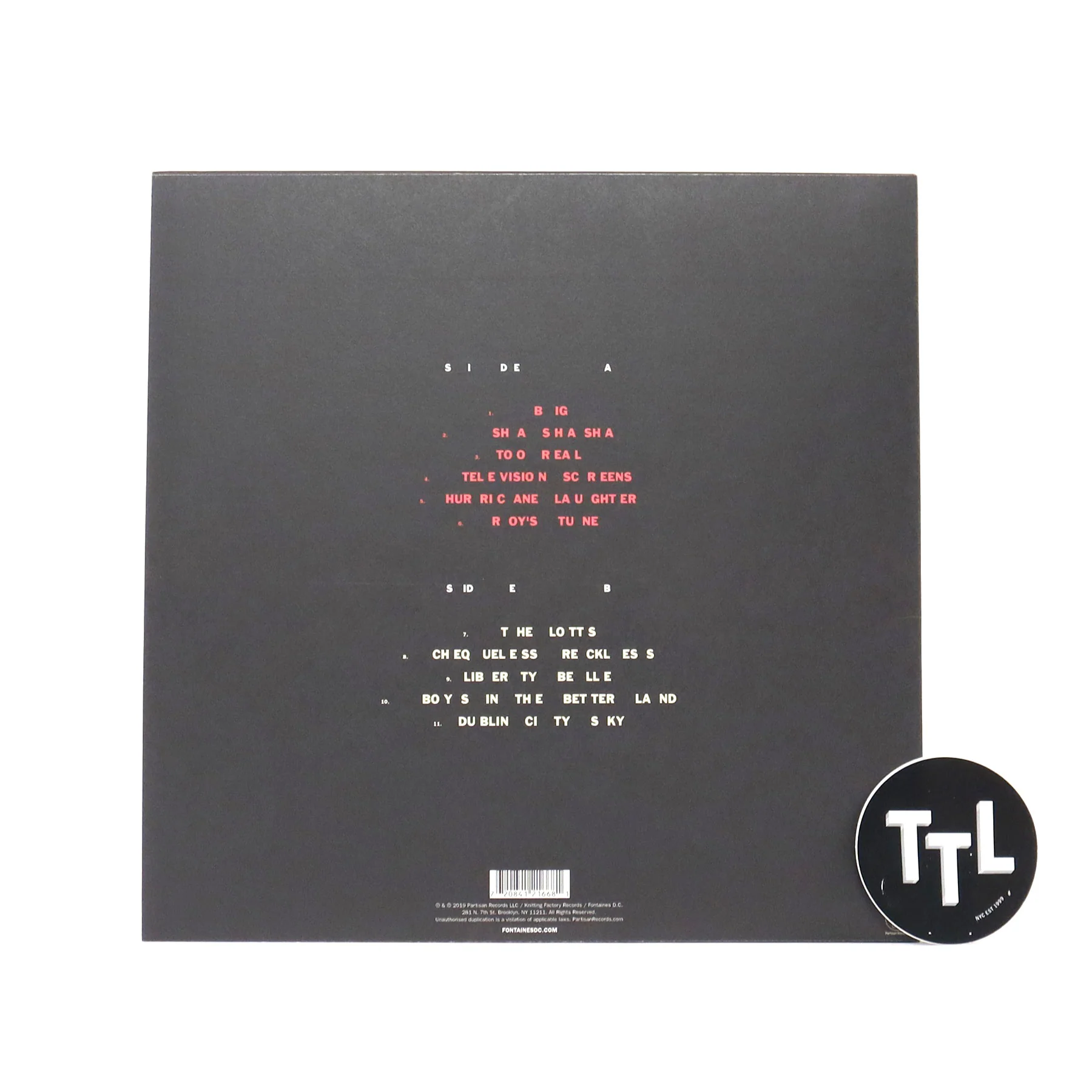 Fontaines D.C.: Dogrel (Indie Exclusive Colored Vinyl) Vinyl LP - Image 3