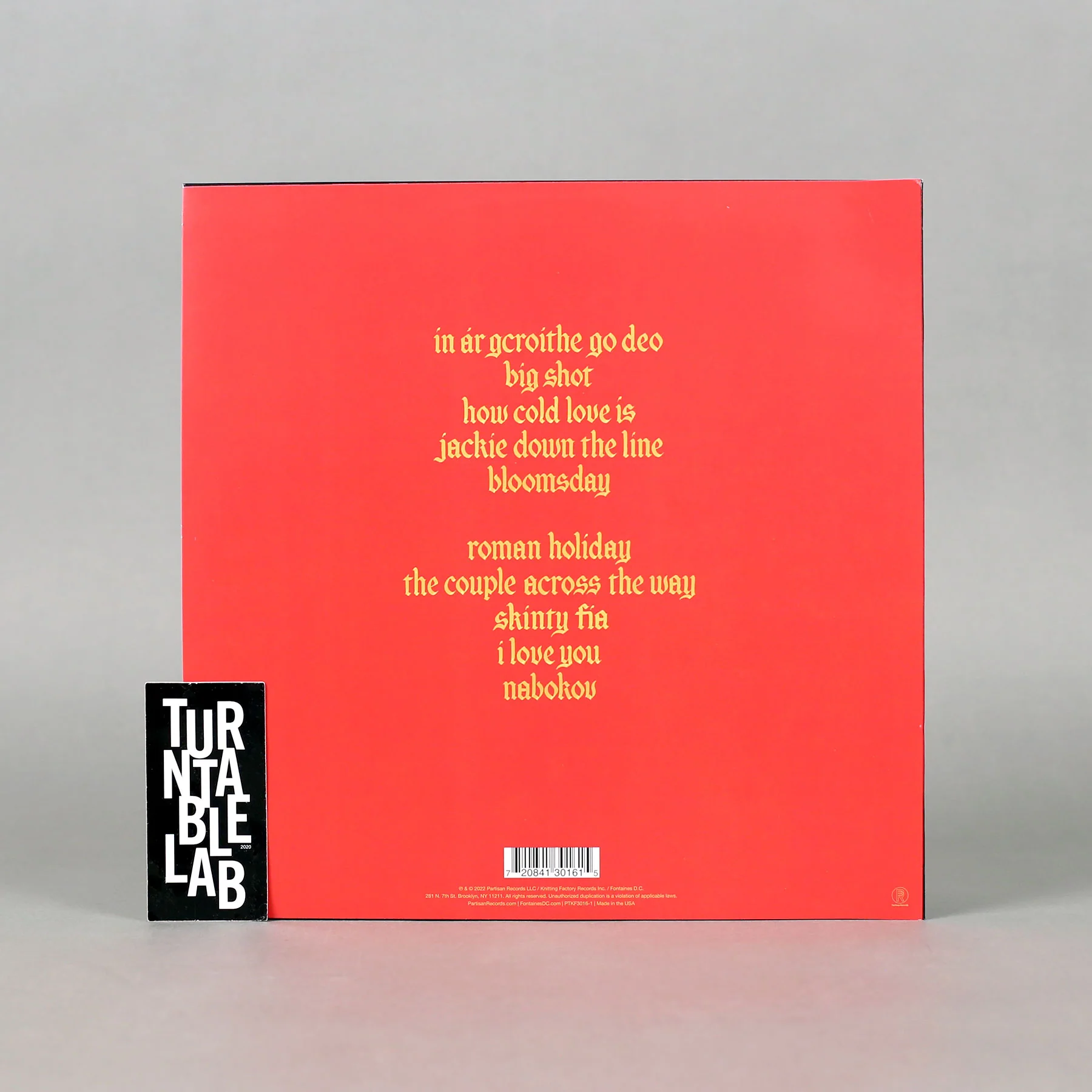Fontaines D.C.: Skinty Fia (Colored Vinyl) Vinyl LP - Turntable Lab Exclusive - LIMIT 1 PER CUSTOMER - Image 4