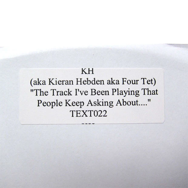 Four Tet: KH - The Track I've Been Playing 12" - Image 2