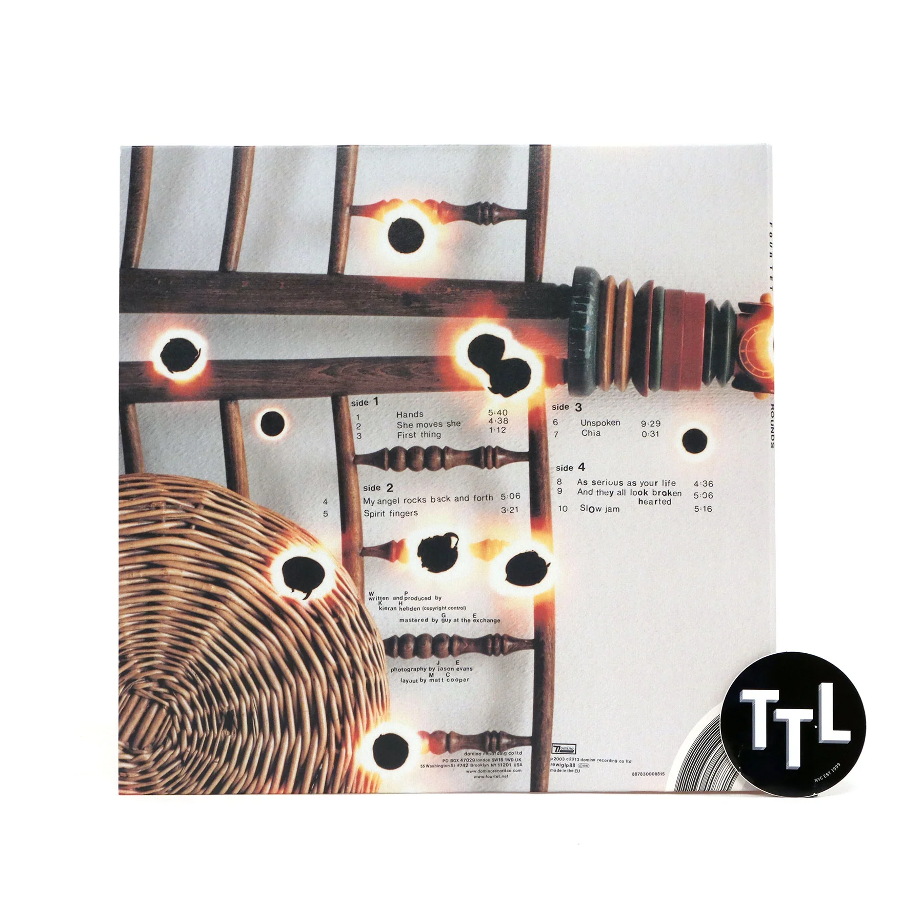 Four Tet: Rounds - 10th Anniversary Edition (180g) Vinyl 2LP+CD - Image 4