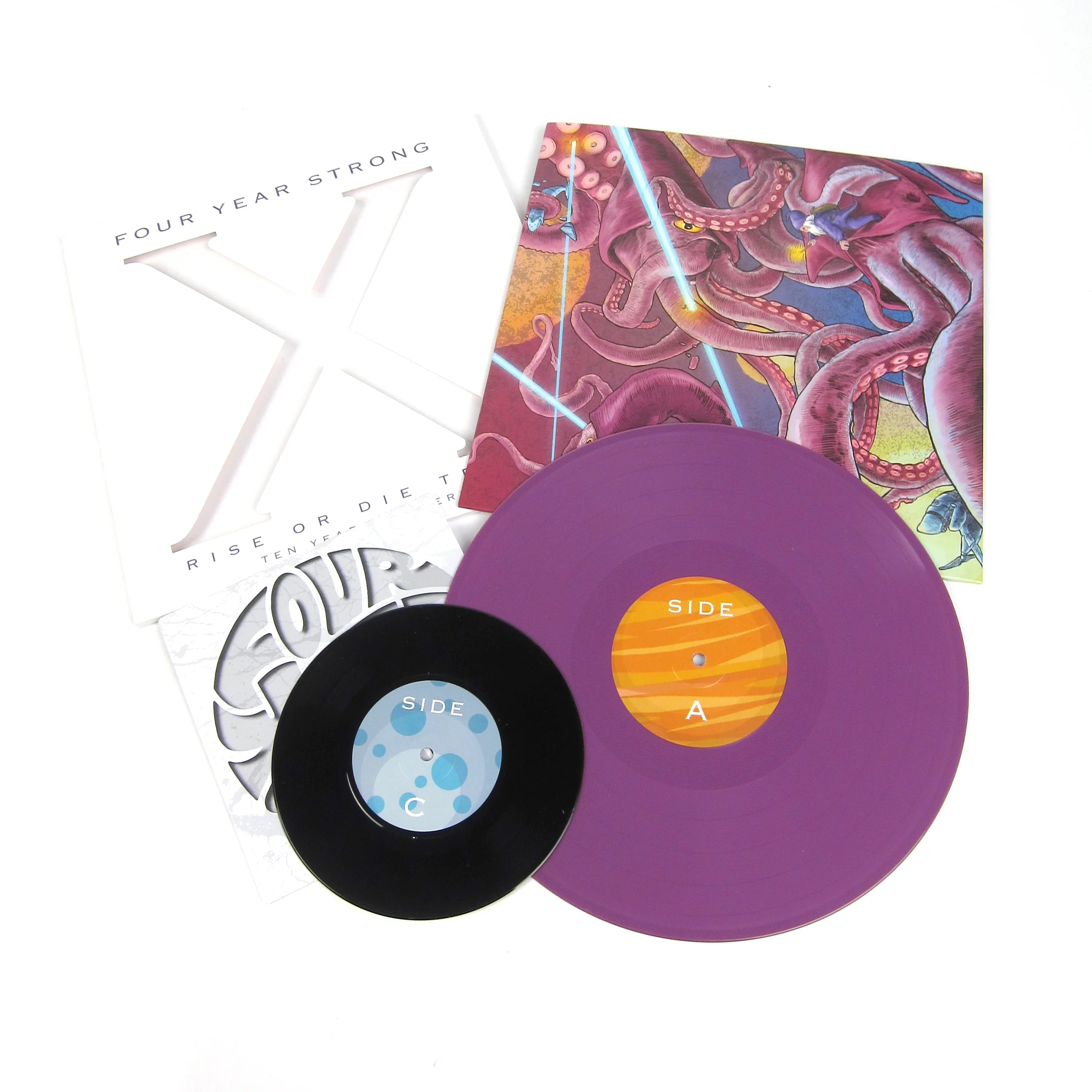 Four Year Strong: Rise Or Die Trying 10 Year Anniversary (Colored Vinyl) Vinyl LP+7" - Image 2