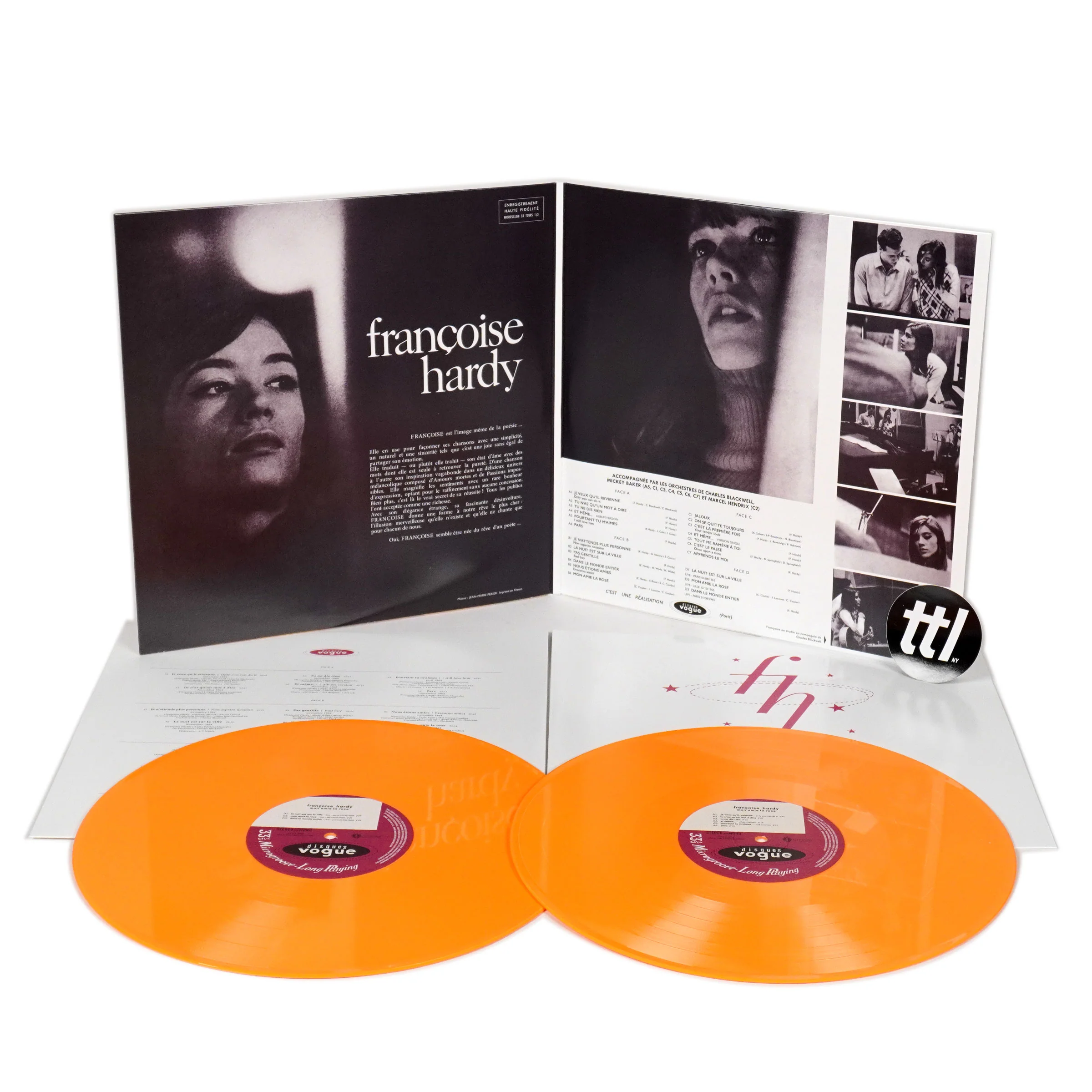 Francoise Hardy: Mon Amie La Rose (Colored Vinyl) Vinyl 2LP - Image 2