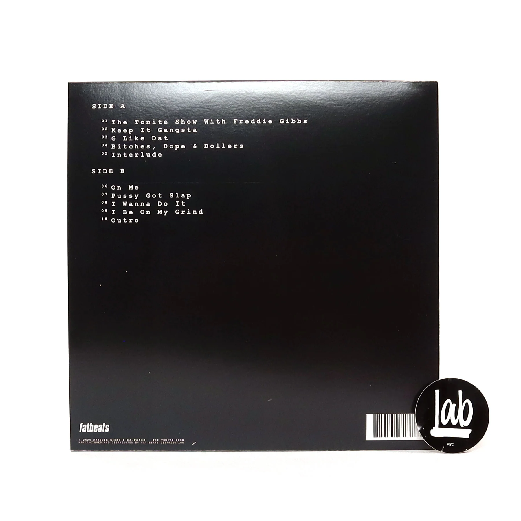 Freddie Gibbs & DJ.Fresh: The Tonite Show With Freddie Gibbs Vinyl LP - Image 2