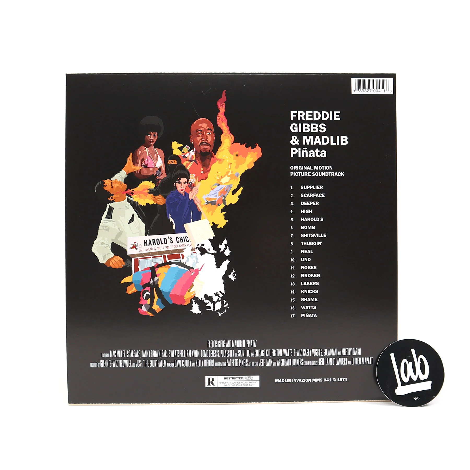 Freddie Gibbs & Madlib: Pinata '74 Vinyl LP - Image 2