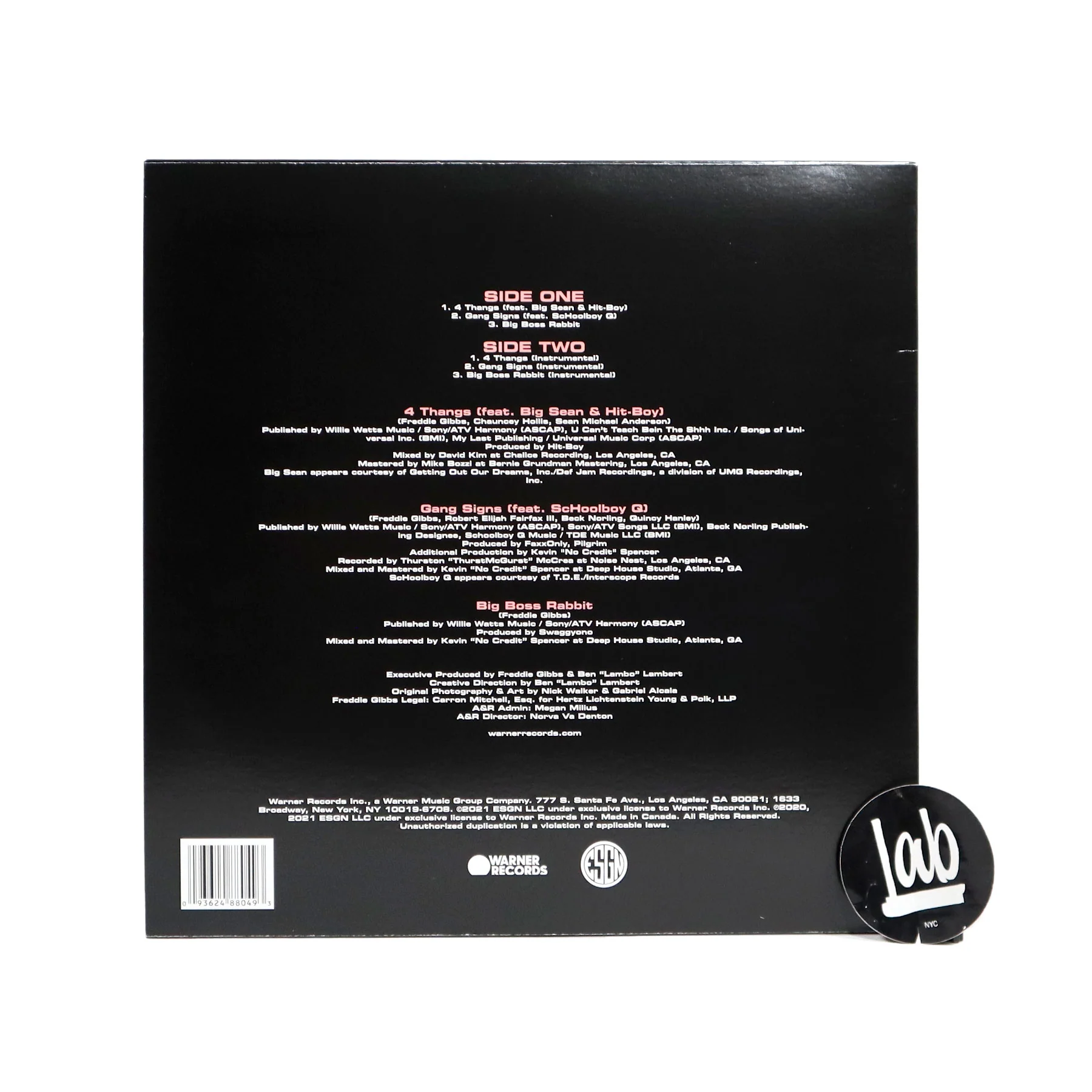 Freddie Gibbs: Singles Vinyl 12" - Image 3