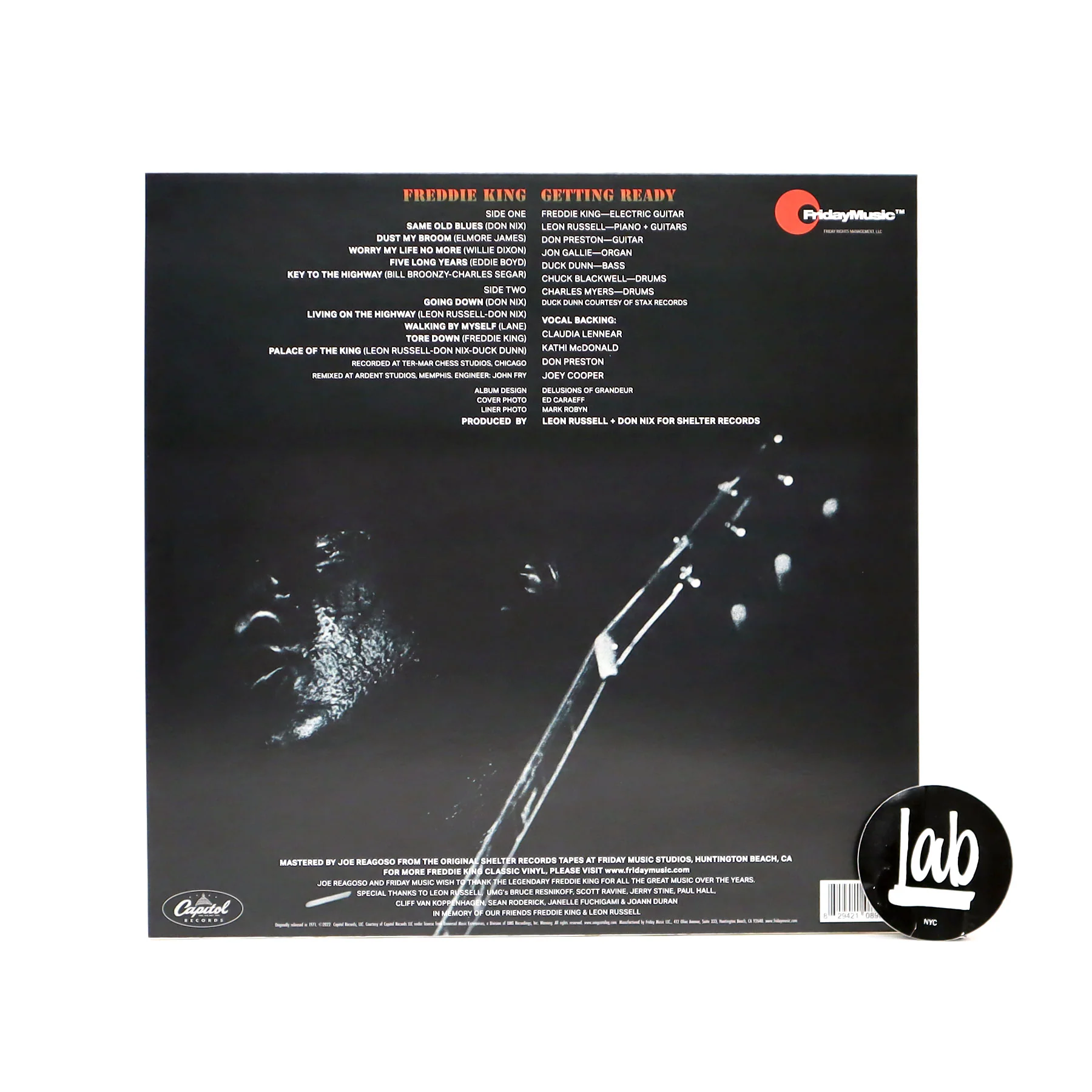Freddie King: Getting Ready (Colored Vinyl) Vinyl LP - Image 3