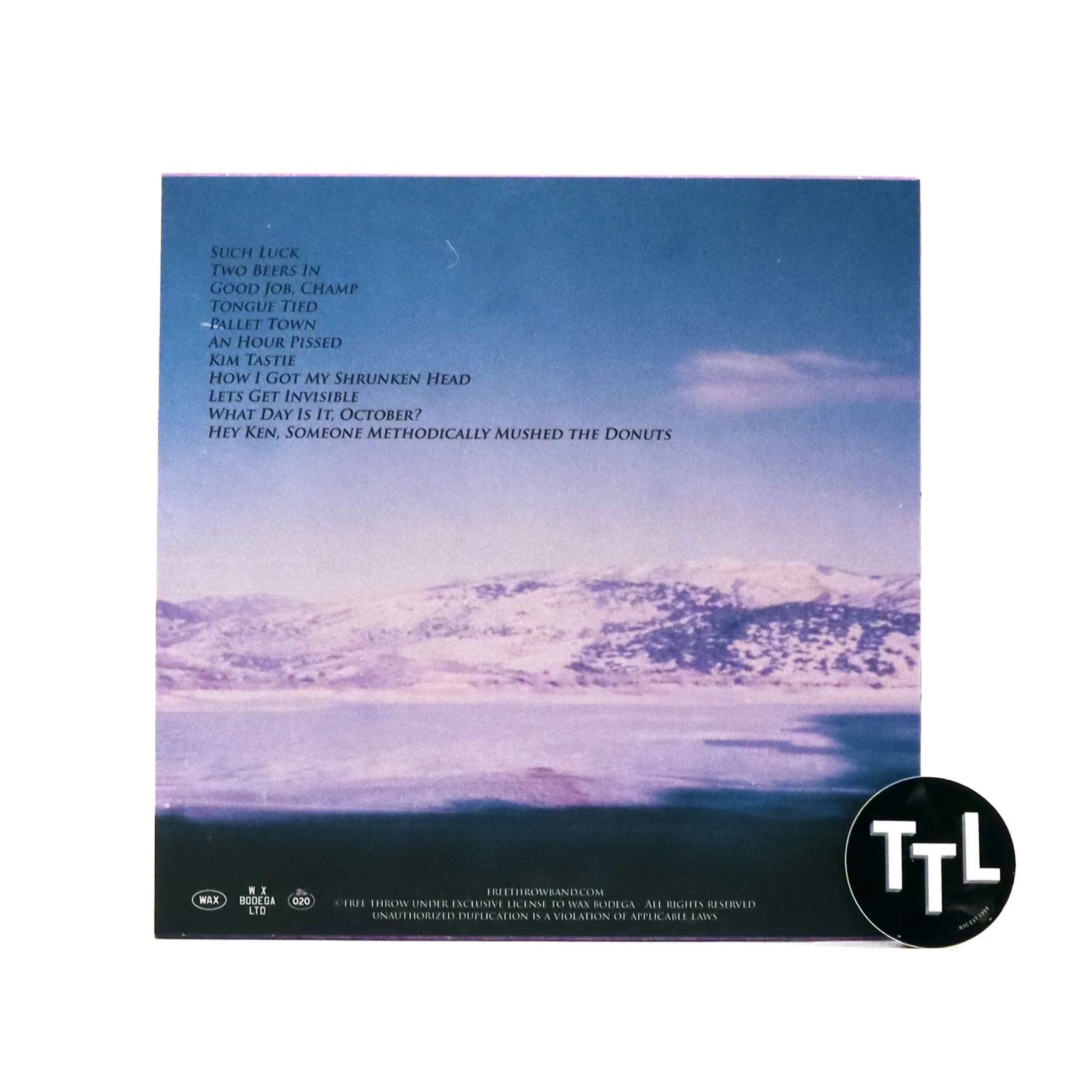 Free Throw: Those Days Are Gone (Colored Vinyl) Vinyl LP - Image 3