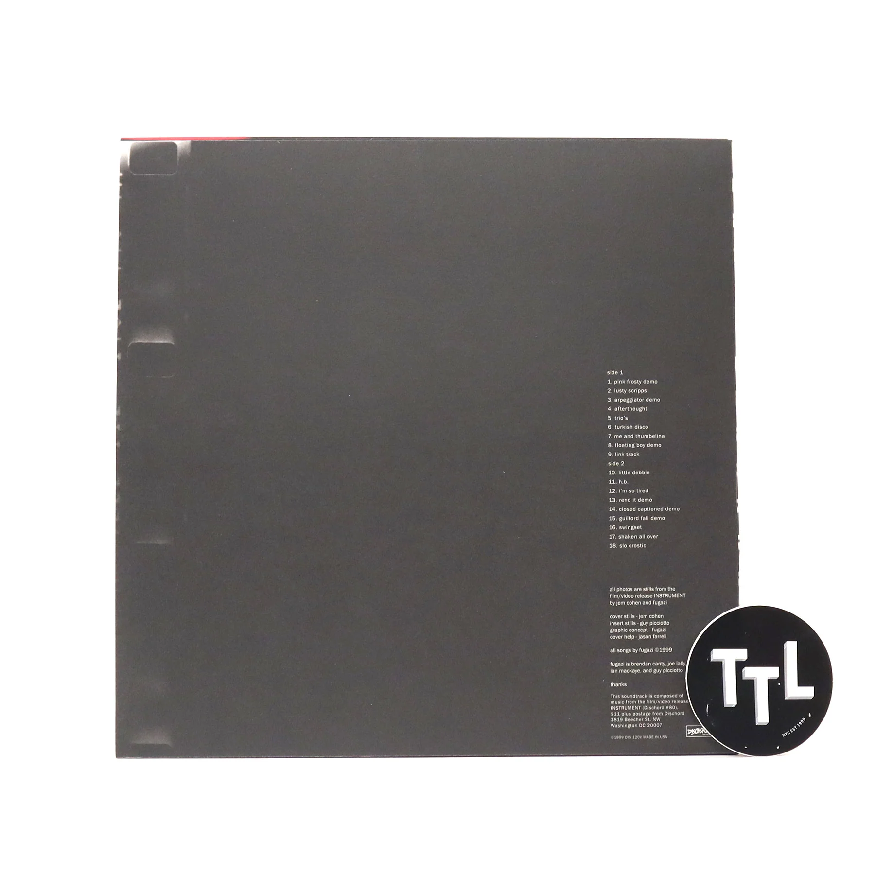 Fugazi: Instrument Soundtrack (Colored Vinyl) Vinyl LP - Image 3