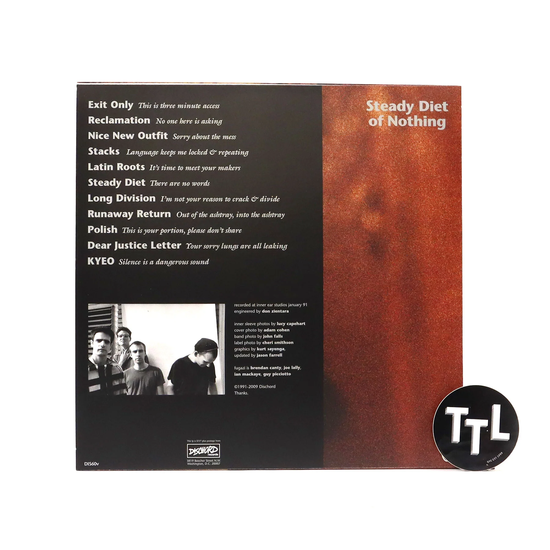 Fugazi: Steady Diet Of Nothing (Silver Colored Vinyl) Vinyl LP - Image 3