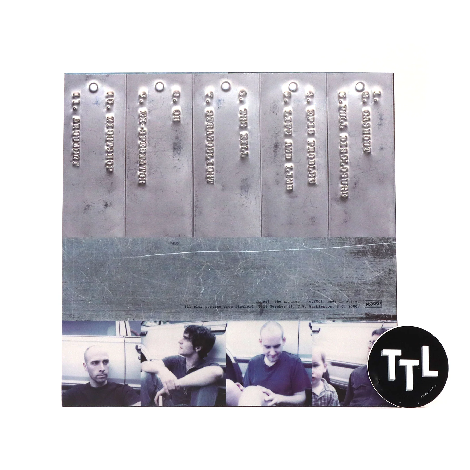 Fugazi: The Argument (Colored Vinyl) Vinyl LP - Image 3