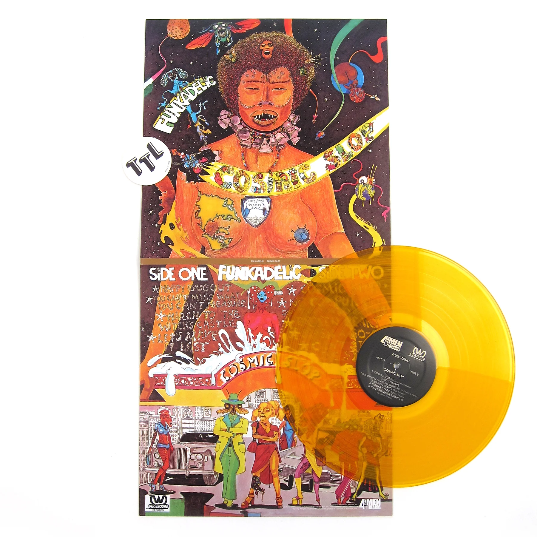 Funkadelic: Cosmic Slop (Gold Colored Vinyl) Vinyl LP - Image 3