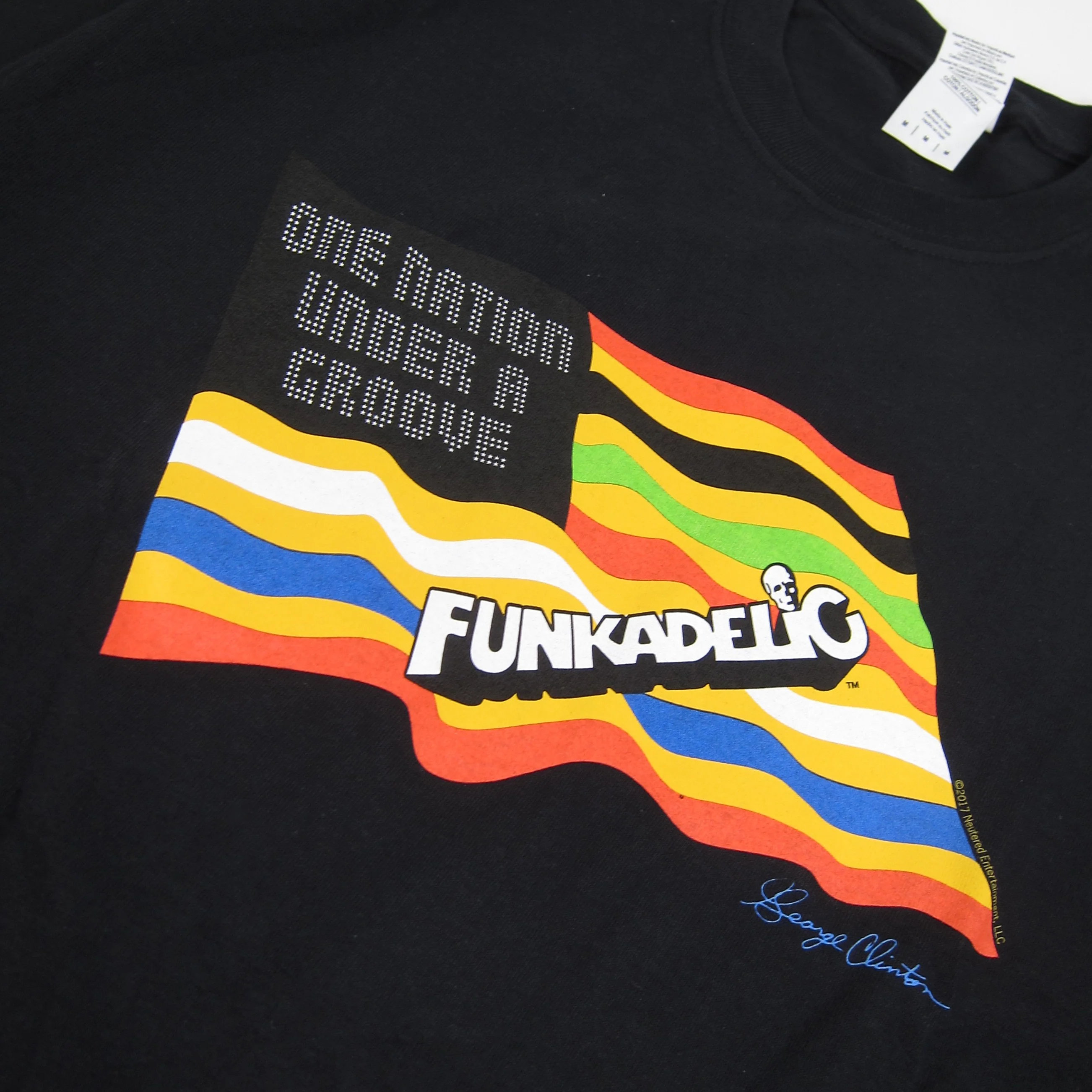 Funkadelic: One Nation Under The Groove Shirt - Black - Image 2