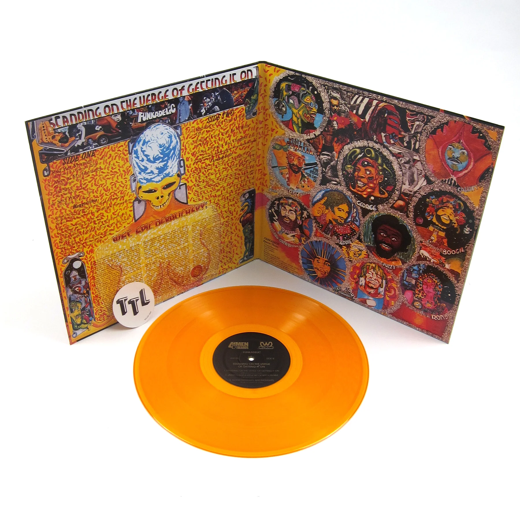 Funkadelic: Standing On The Verge Of Getting It On (Gold Colored Vinyl) Vinyl LP - Image 2