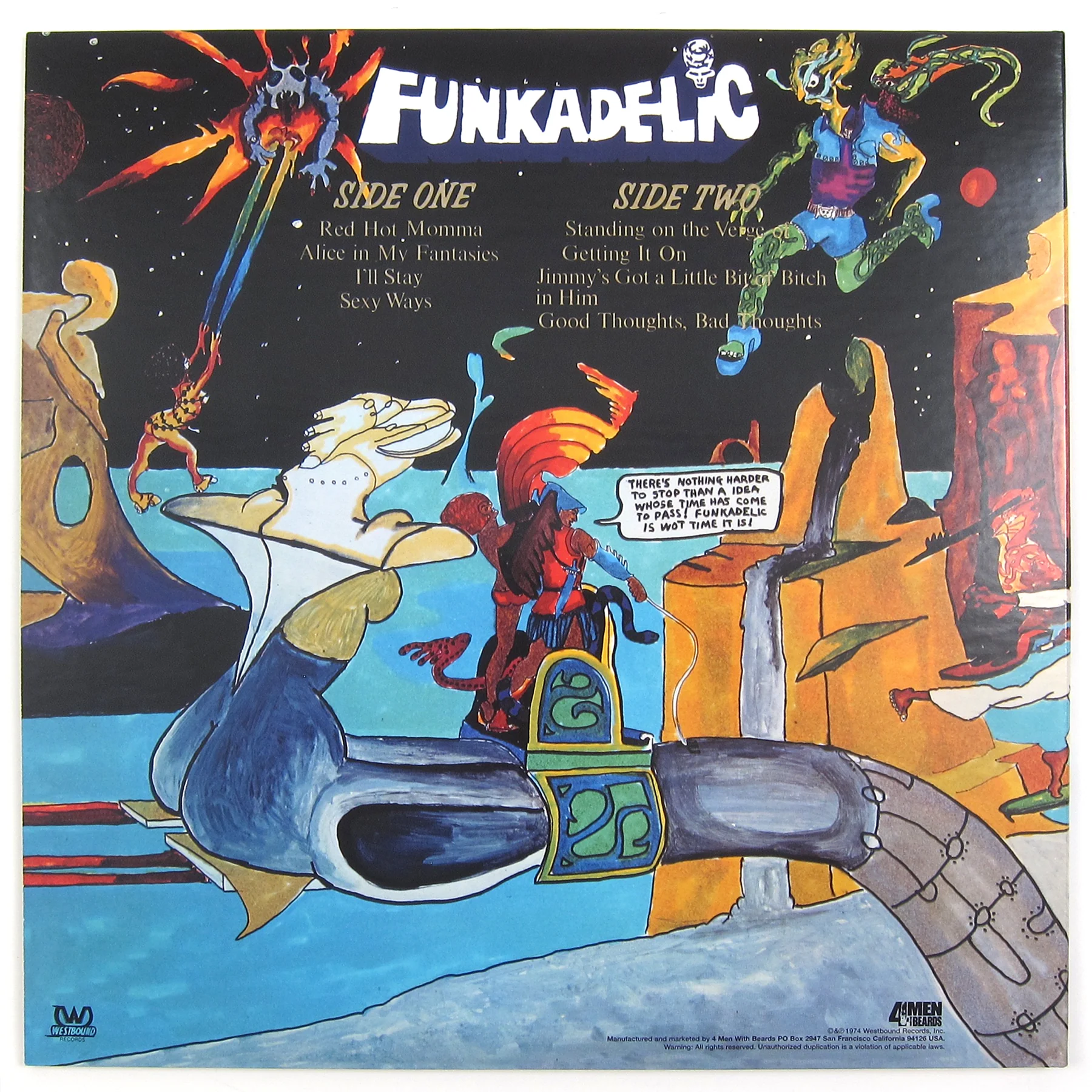 Funkadelic: Standing On The Verge Of Getting It On (Gold Colored Vinyl) Vinyl LP - Image 4