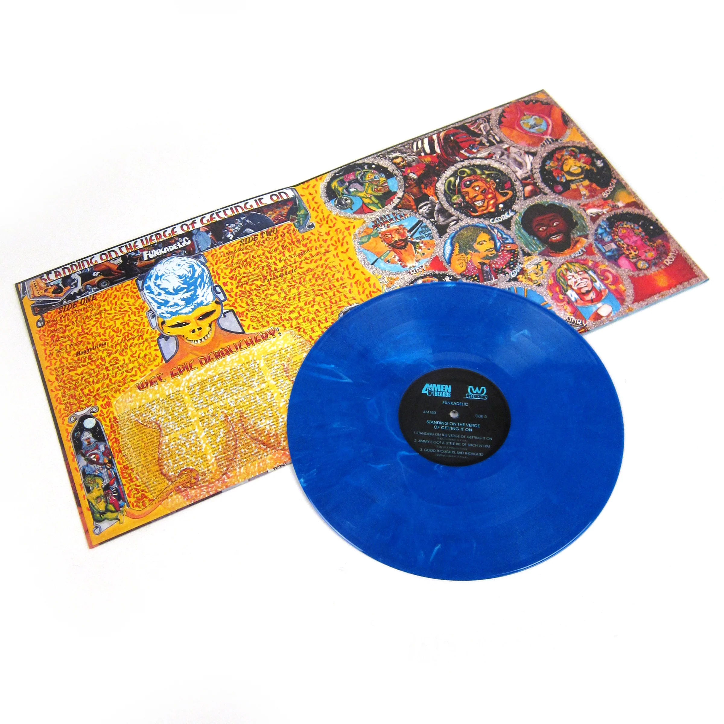Funkadelic: Standing On The Verge Of Getting It On (Marbled Seashore Blue Colored Vinyl) Vinyl LP - Image 2