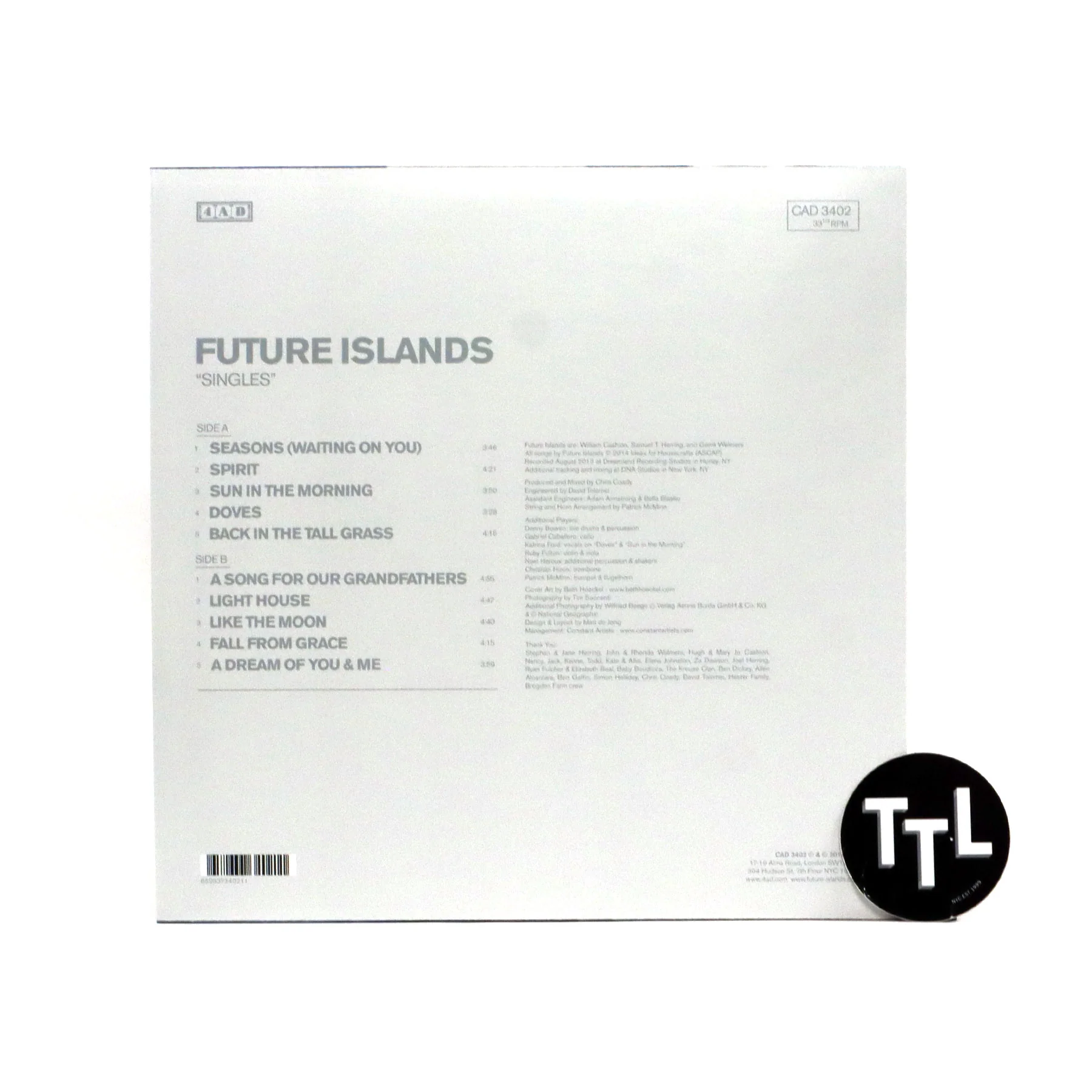 Future Islands: Singles Vinyl LP - Image 3
