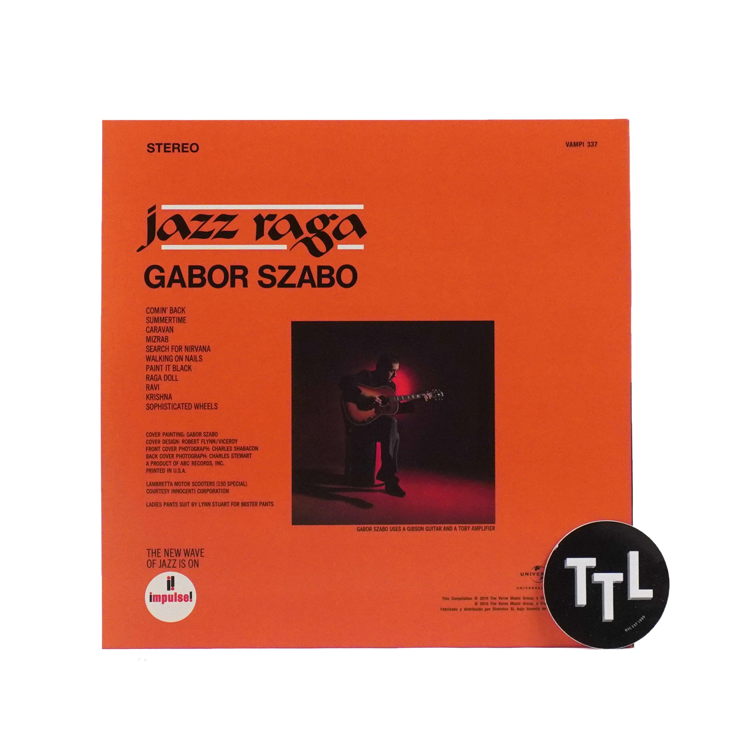 Gabor Szabo: Jazz Raga Vinyl LP - Image 3