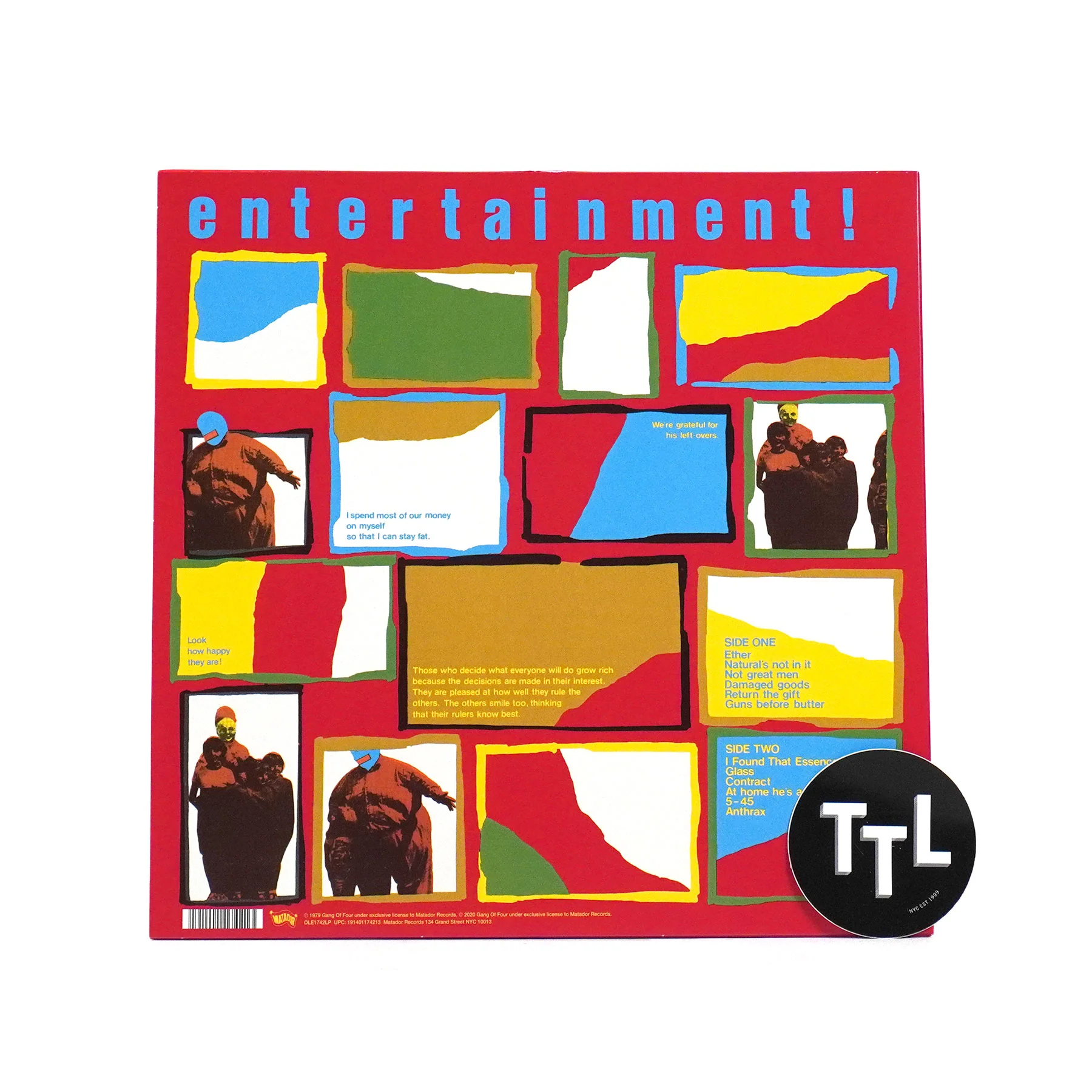Gang Of Four: Entertainment Vinyl LP - Image 3