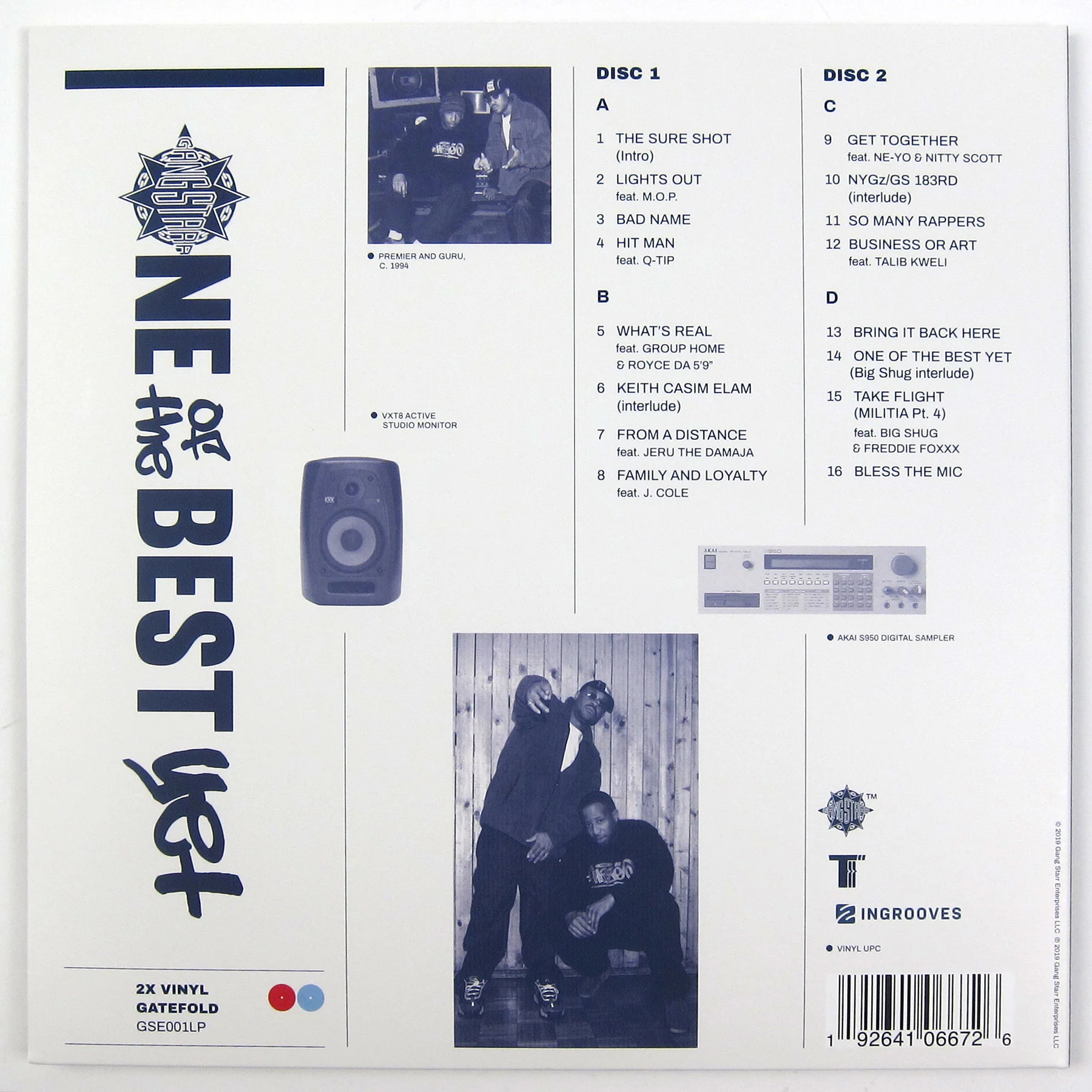 Gang Starr: One Of The Best Yet Vinyl 2LP - Image 3
