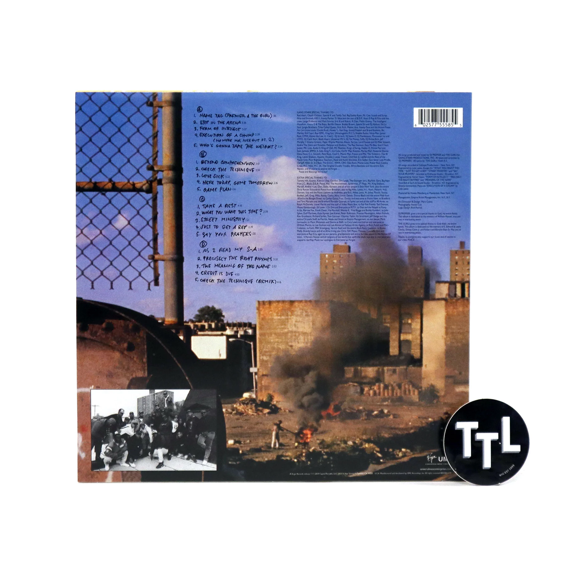 Gang Starr: Step In The Arena (180g, Colored Vinyl) Vinyl 2LP - Image 3