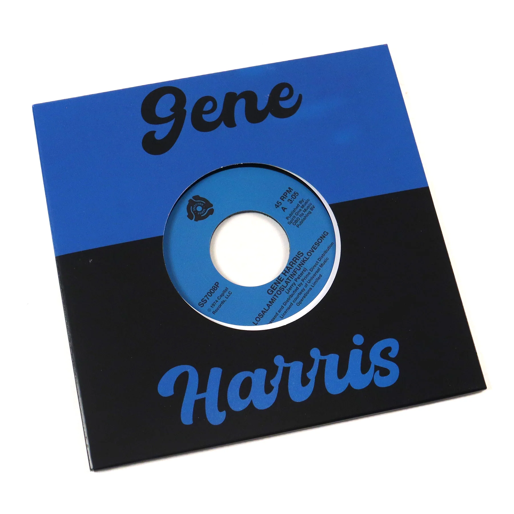 Gene Harris: Losalamitoslatinfunklovesong Vinyl 7" - Image 2