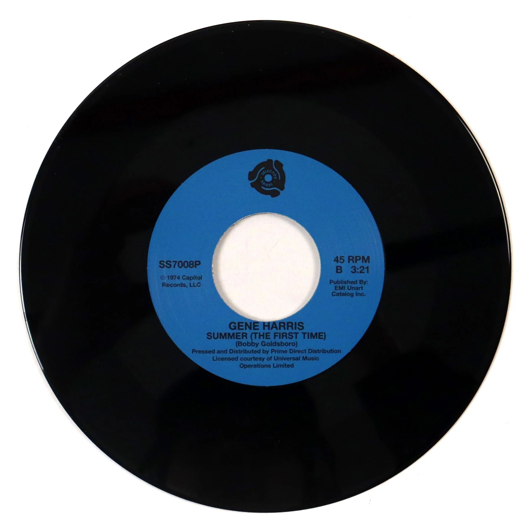 Gene Harris: Losalamitoslatinfunklovesong Vinyl 7" - Image 3
