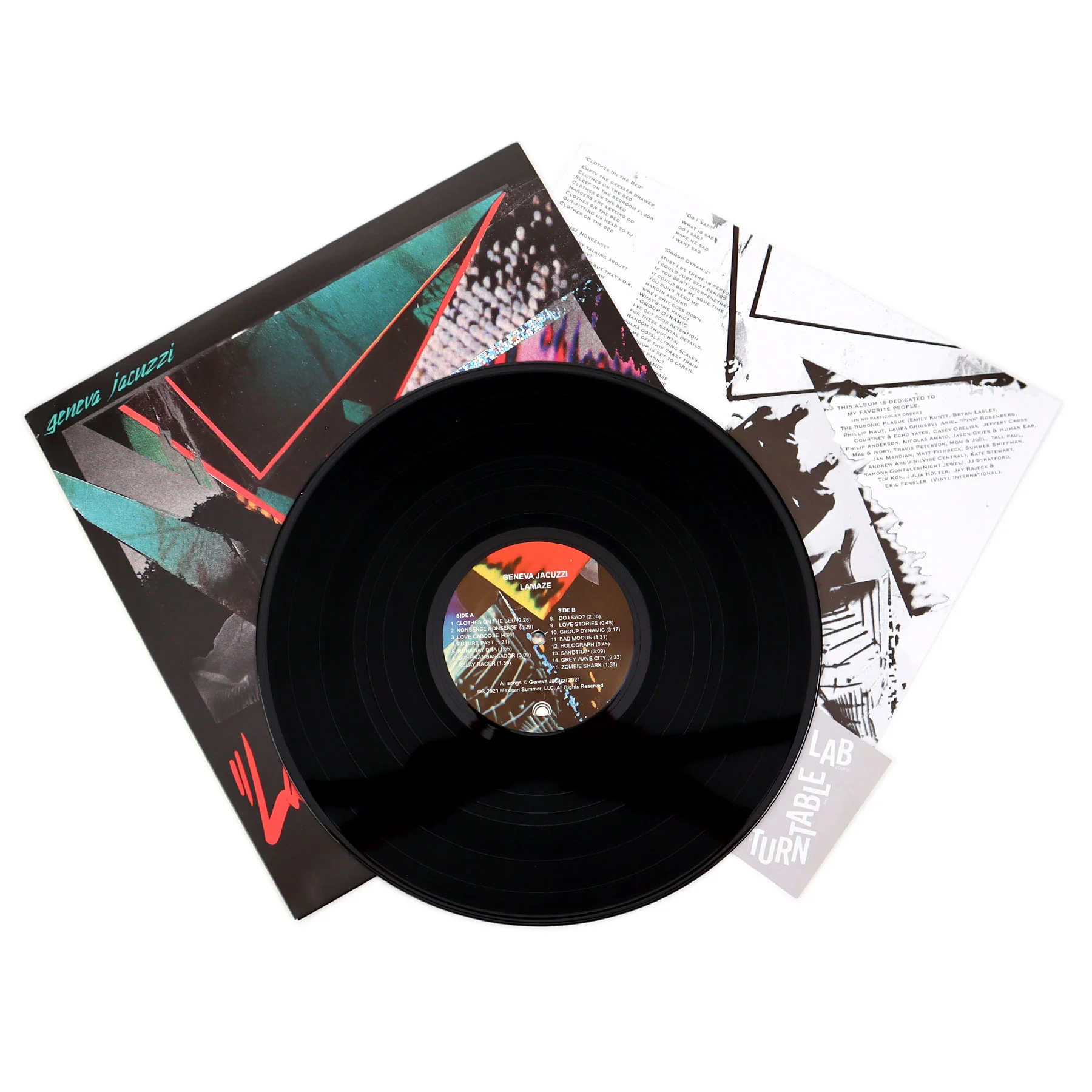 Geneva Jacuzzi: Lamaze Vinyl LP - Image 2