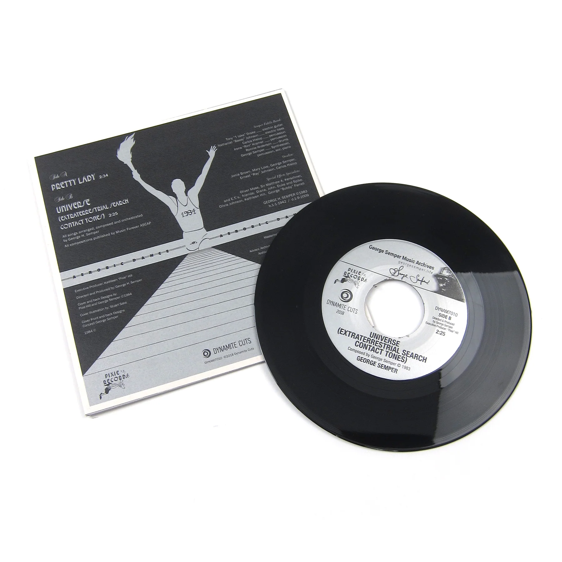 George Semper: Pretty Lady / Universe Vinyl 7" - Image 2