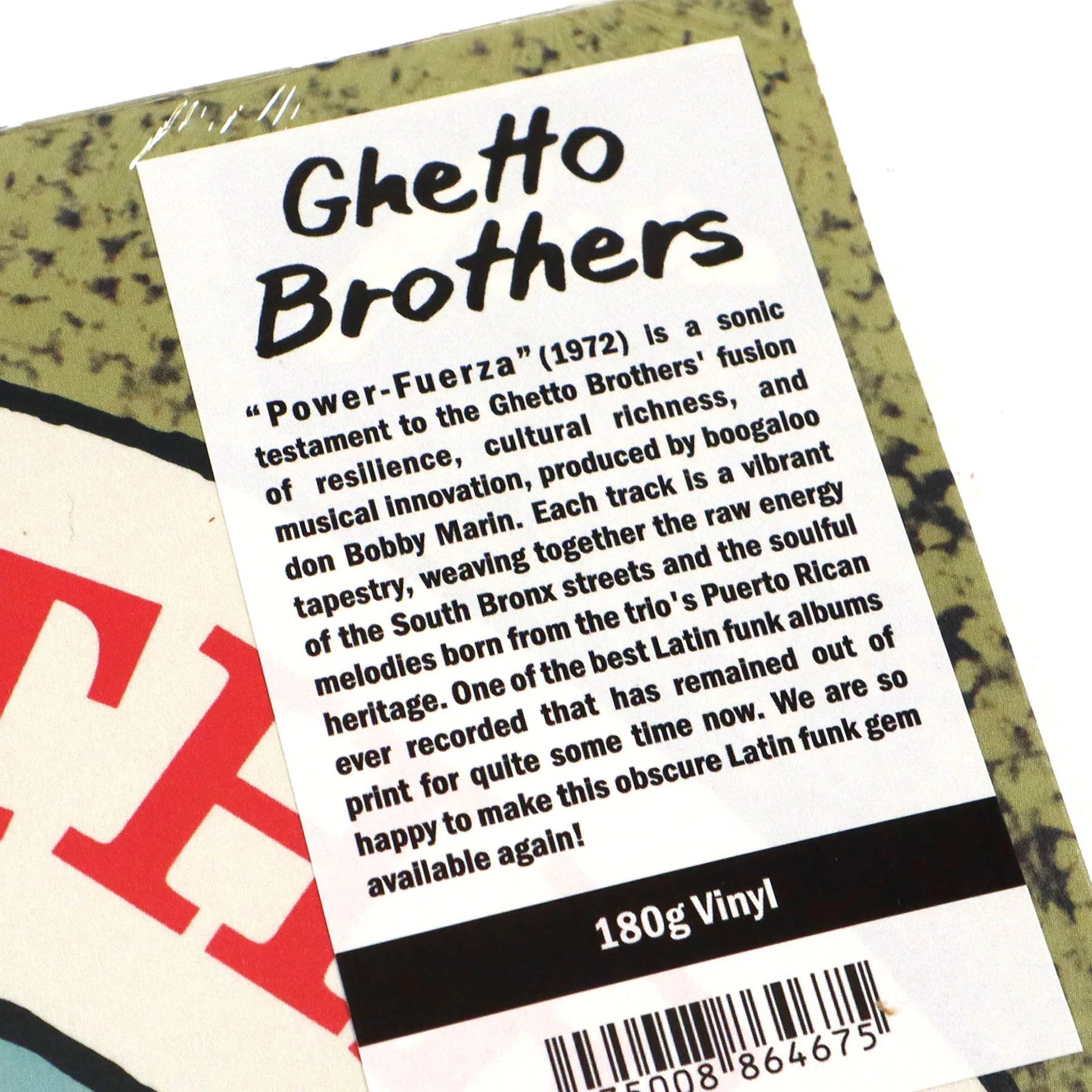 Ghetto Brothers: Power-Fuerza Vinyl LP - Image 4