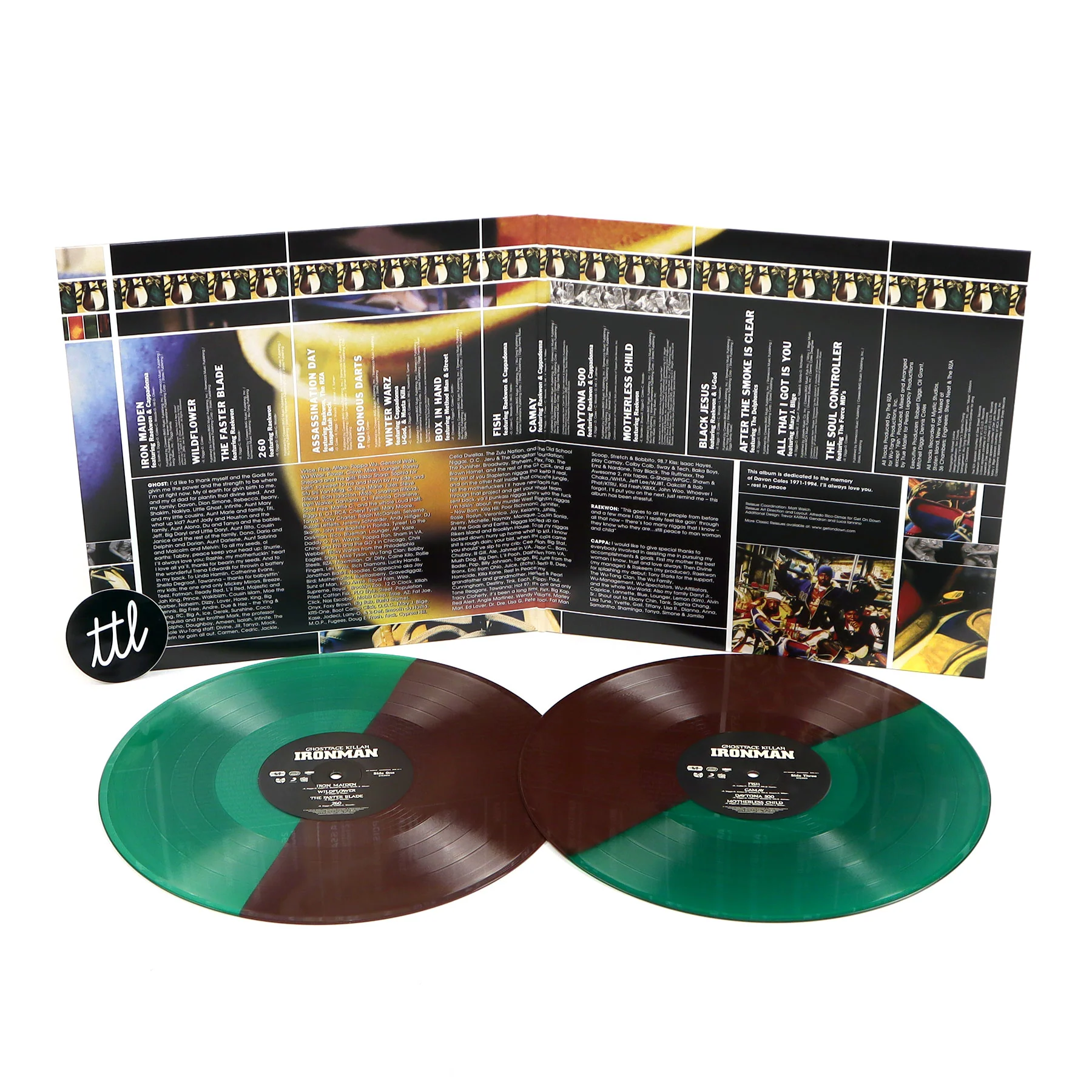 Ghostface Killah: Ironman - 25th Anniversary Edition (Chicken & Broccoli Colored Vinyl) Vinyl 2LP - Image 2