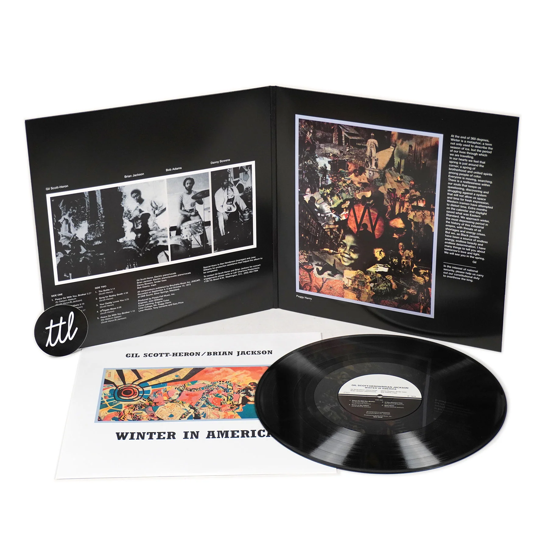 Gil Scott-Heron And Brian Jackson: Winter In America Vinyl LP - Image 2