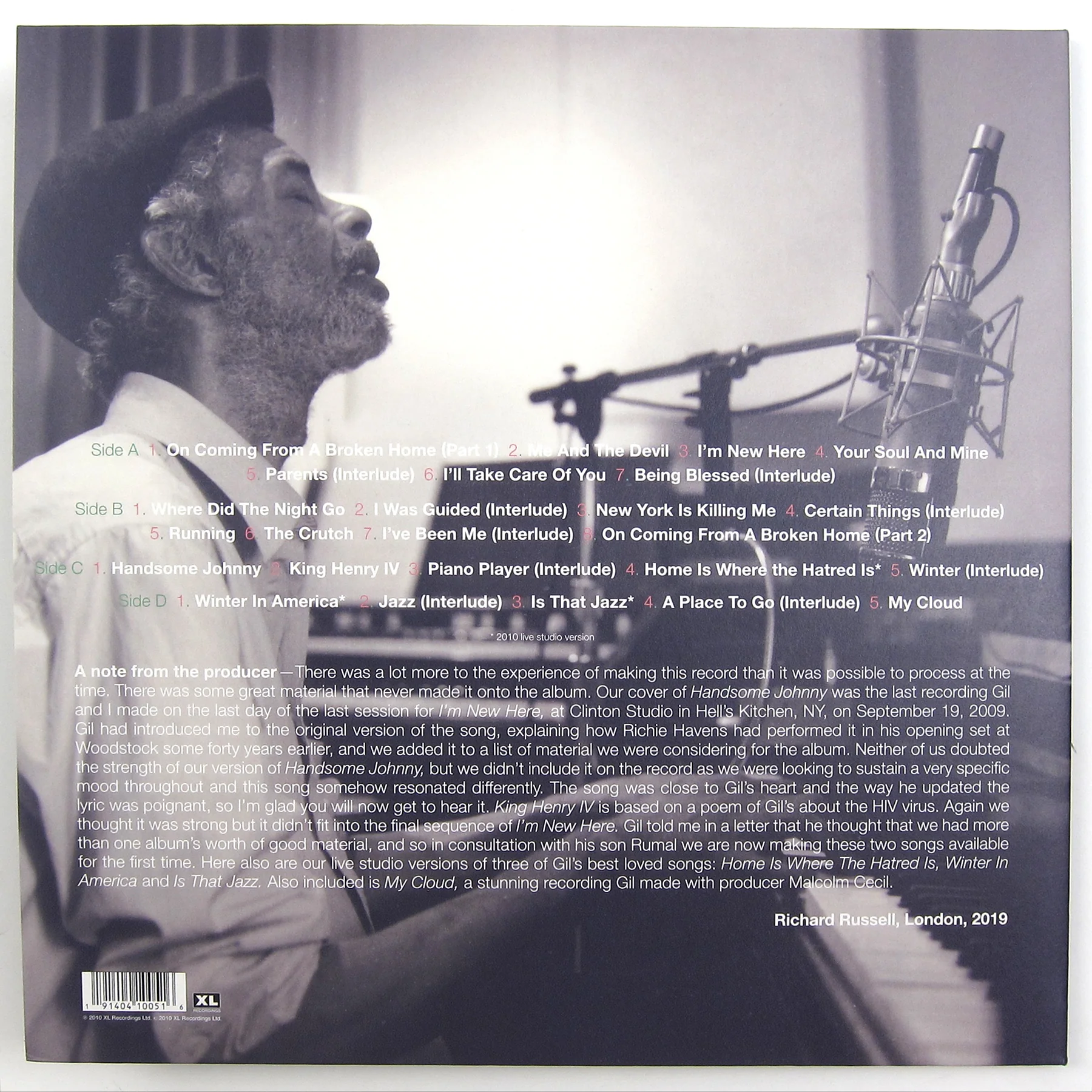 Gil Scott-Heron: I'm New Here - 10th Anniversary Expanded Edition (Colored Vinyl) Vinyl 2LP - Image 3